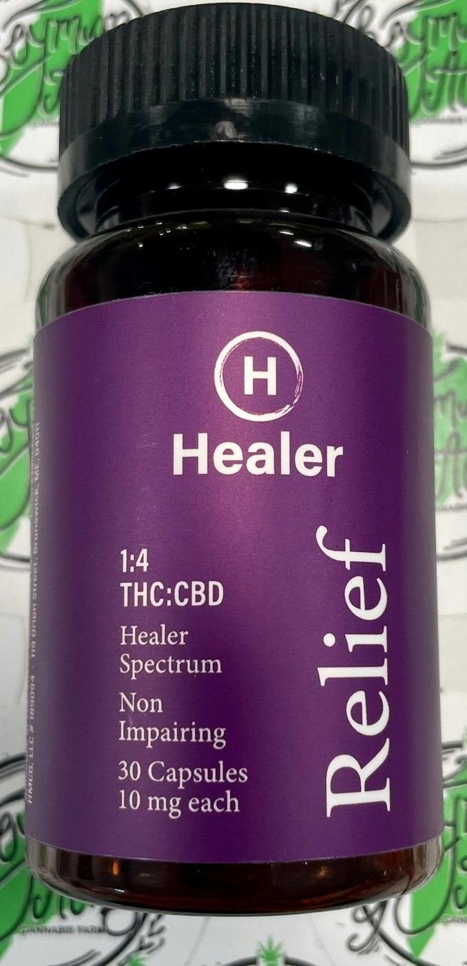 Relief Capsules at Boyman Acres Cannabis Farm and Medical Marijuana