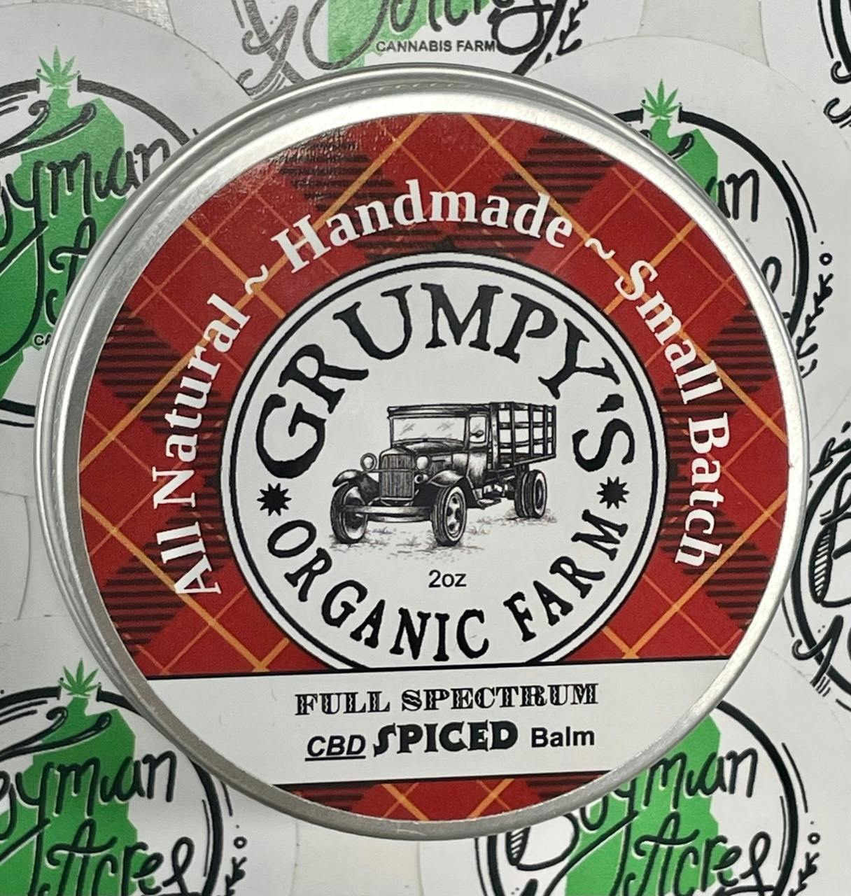 Full Spectrum CBD Spiced Balm 100MG at Boyman Acres Cannabis Farm and Medical Marijuana