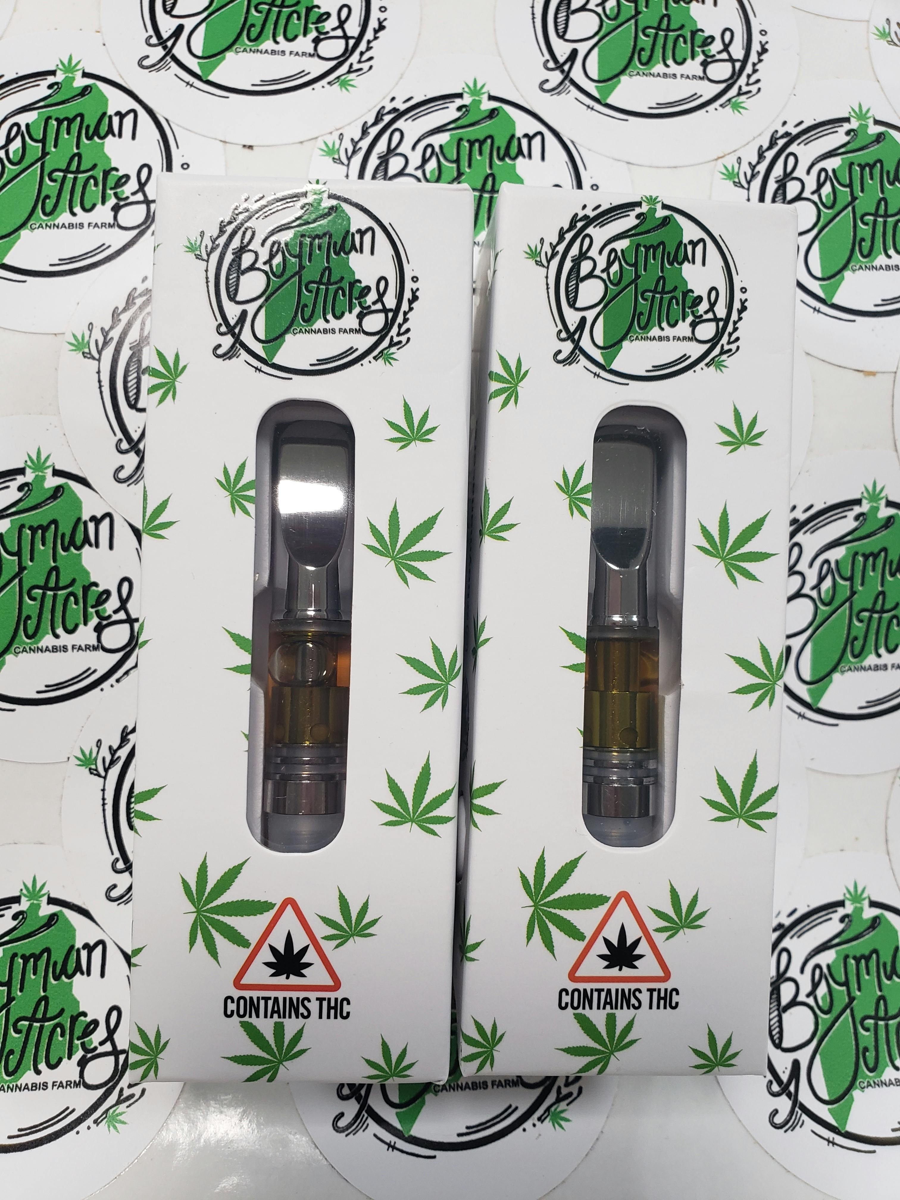 Distillate Cartridge .5G at Boyman Acres Cannabis Farm and Medical Marijuana