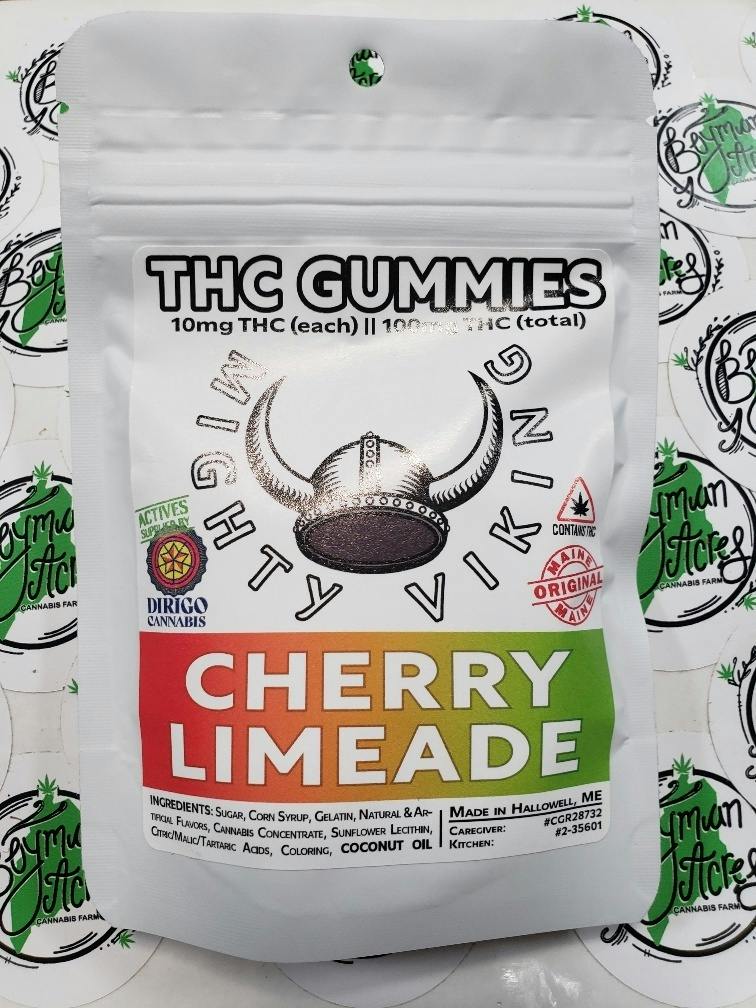 Mighty Viking 10mg THC Gummies - Cherry Limeade by Mighty Viking