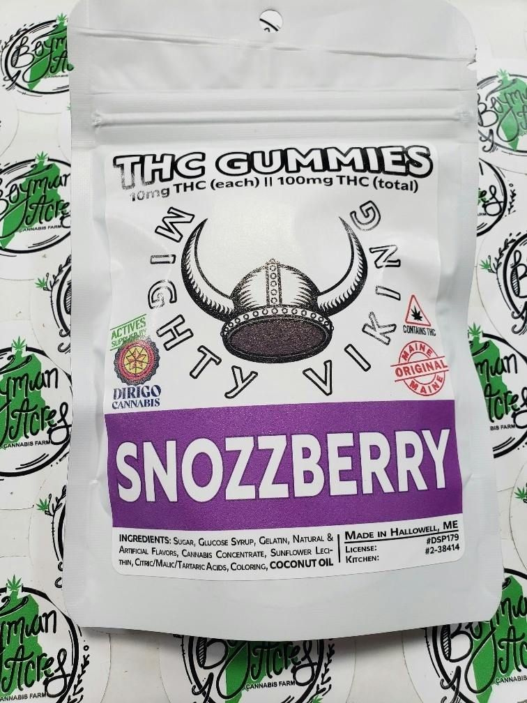 Mighty Viking 10mg THC Gummies - Snozzberry by Mighty Viking