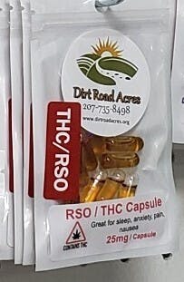Capsules 250MG Total at Boyman Acres Cannabis Farm and Medical Marijuana