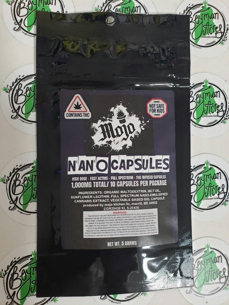 High Dose Nano Capsule 1000MG at Boyman Acres Cannabis Farm and Medical Marijuana