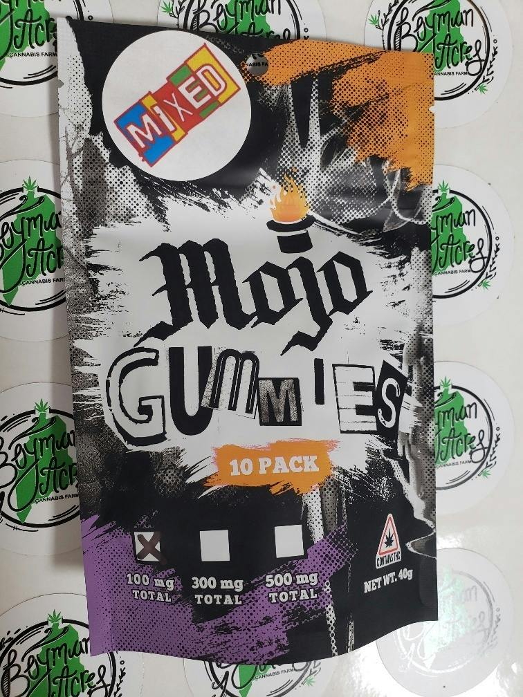 Mixed Flavor 100MG Gummies