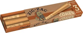 Zig Zag - Unbleached Cones King Size 3Pk