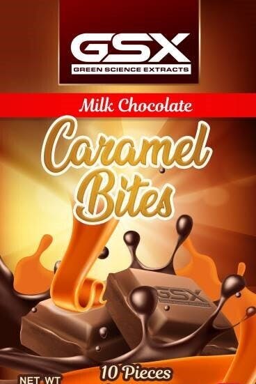 GSX | Caramel Bites | 1000MG | Chocolate Covered Caramel Bite | (Tax Included)