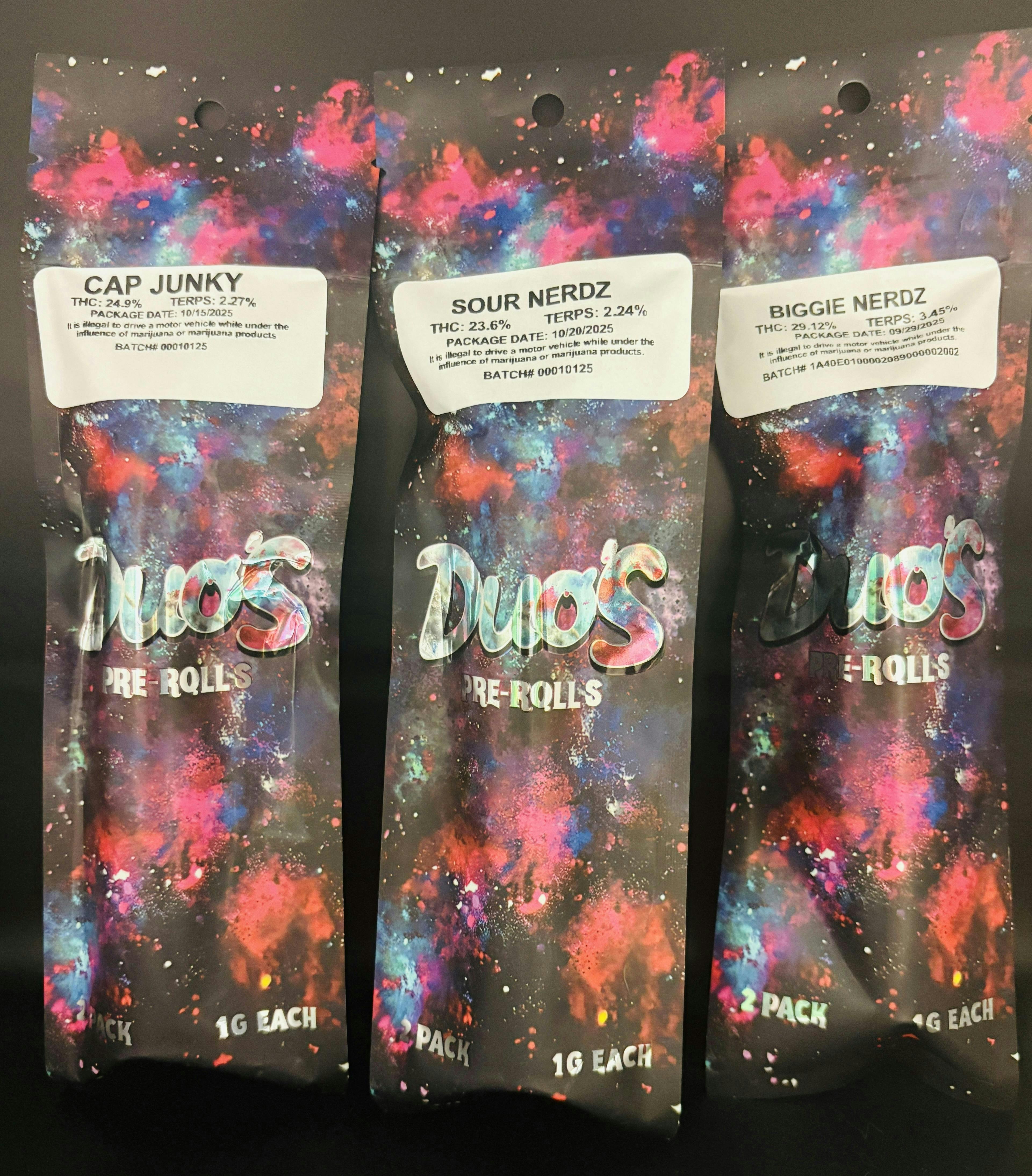 Duo's | Orange Fuel | THC: 26.06%TERPS:2.91% | 2PK 1G Pre-roll (Tax Included)