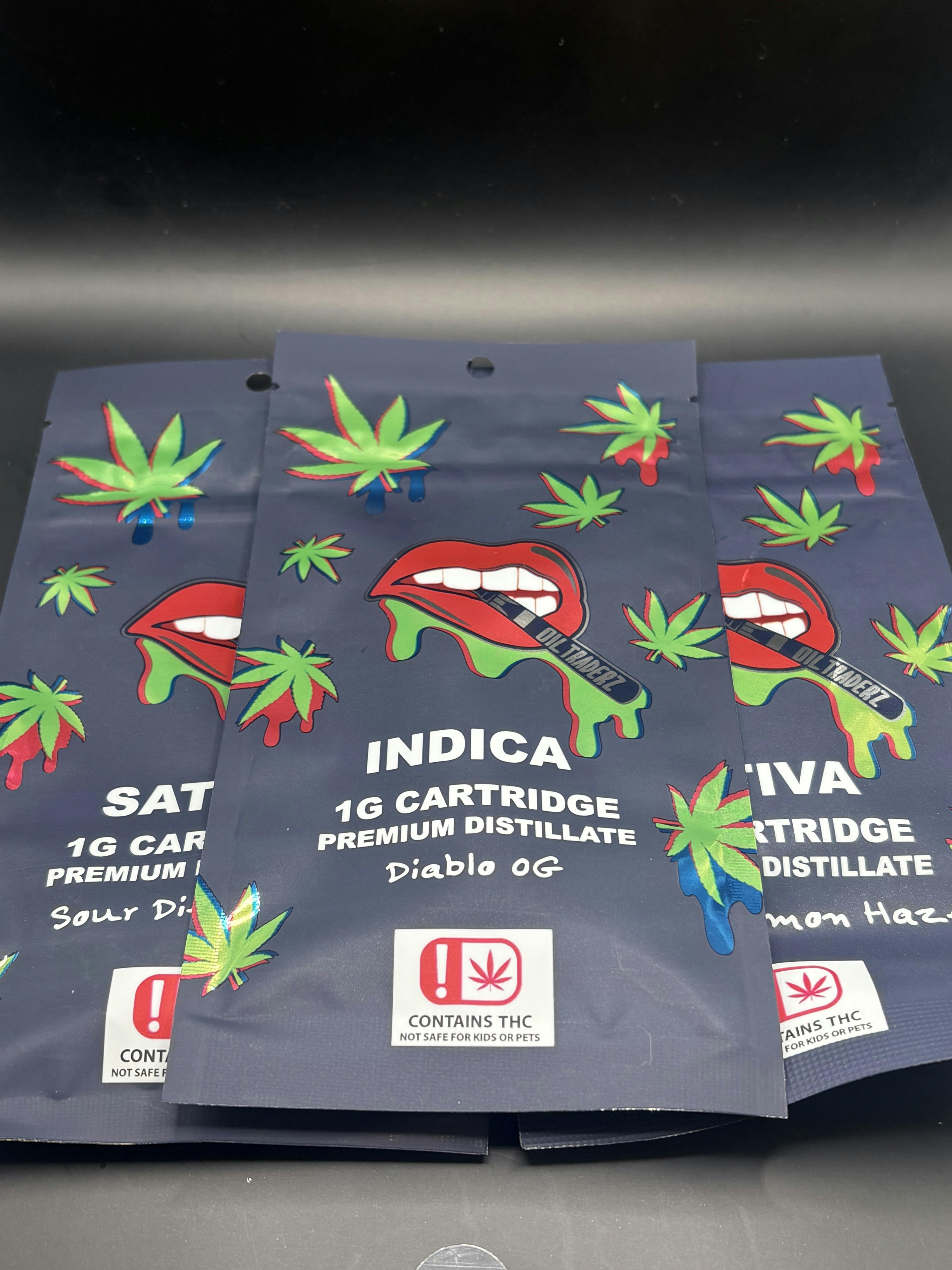 1g Diablo OG Cartridge - Oil Traderz (Indica)