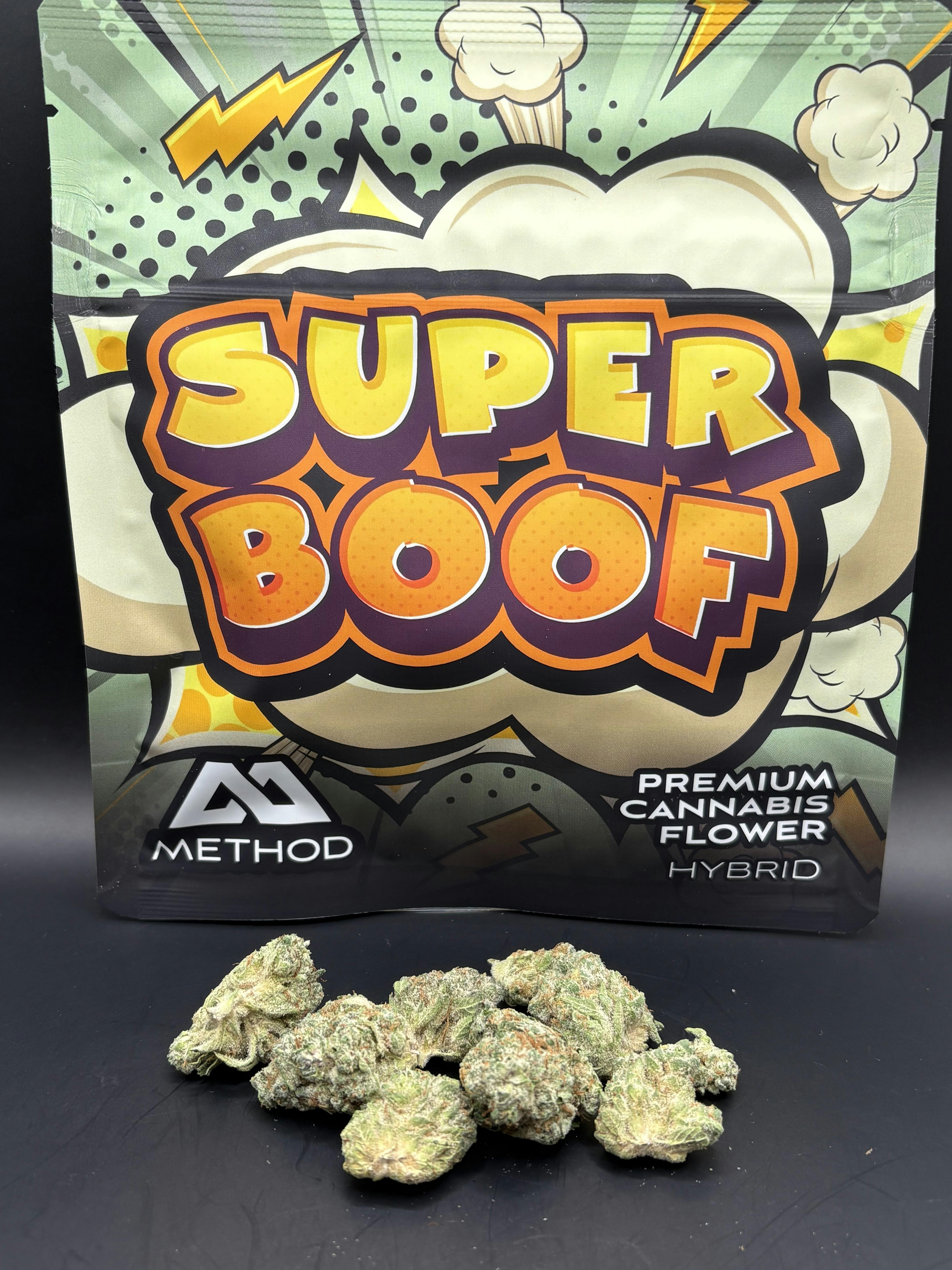Method | Super Boof (PRE-PK 3.5g) | THC: 22.2% TERPS: 1.06% (Tax Included)