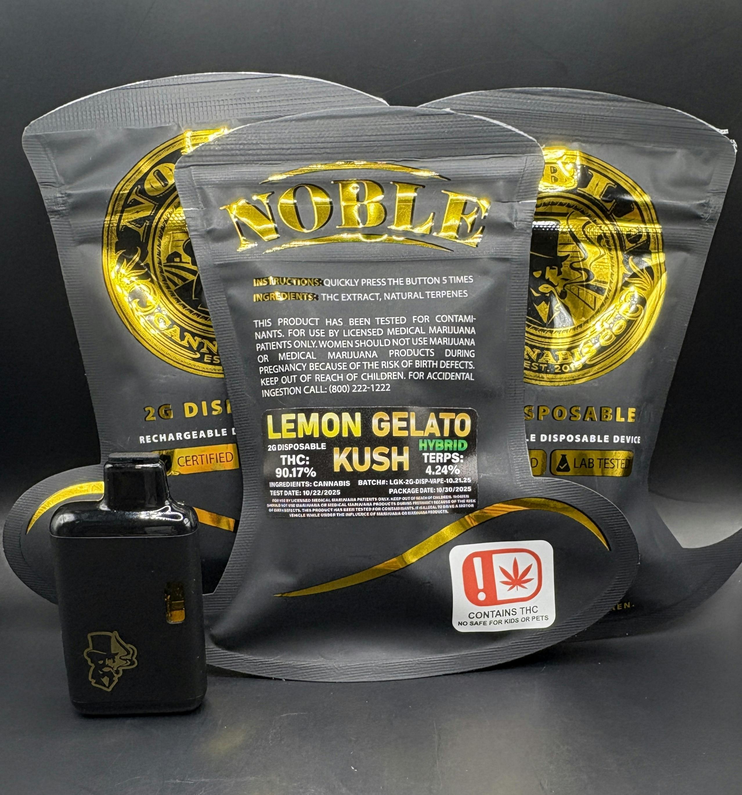 Lemon Gelato Kush | Disposable | 2g