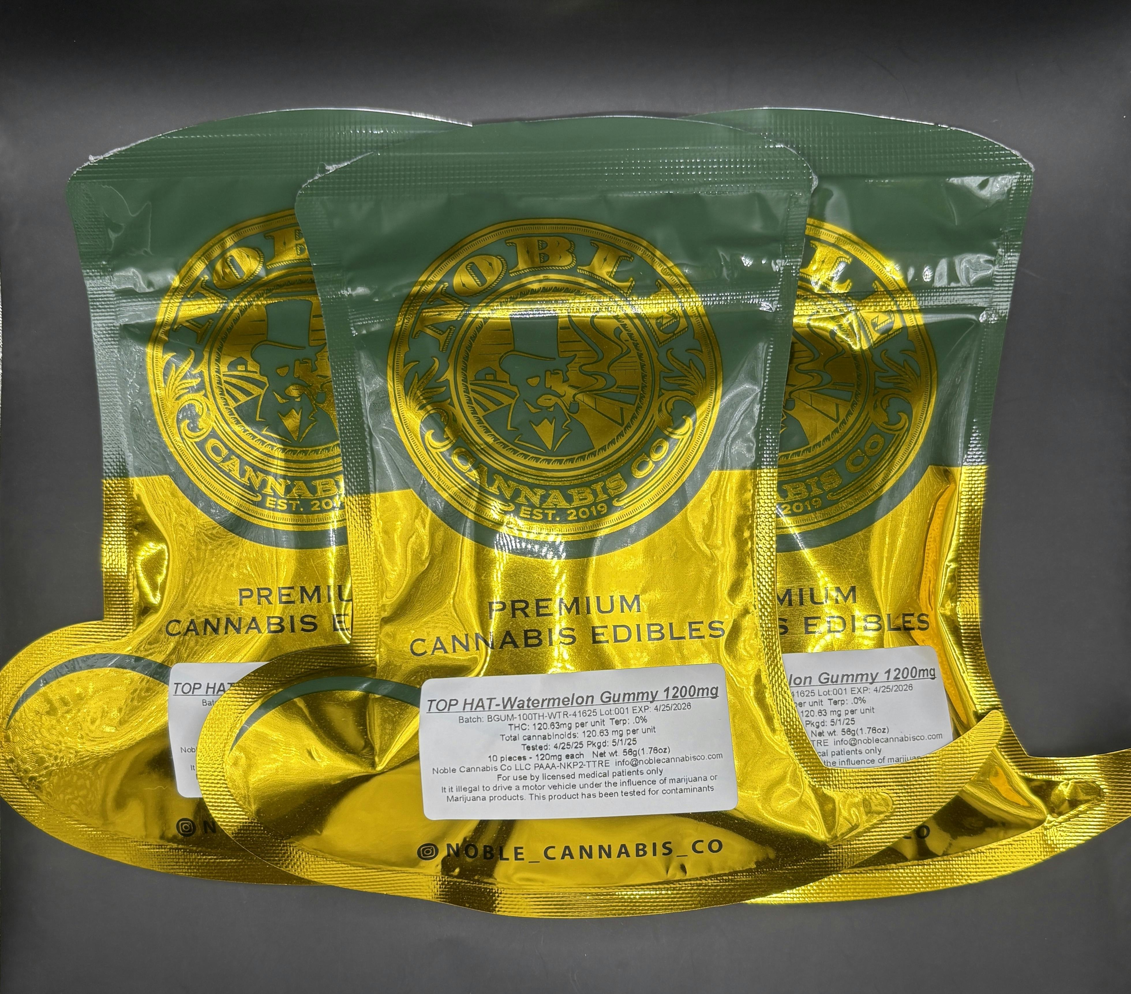 Noble Cannabis | Watermelon | 2000mg Gummies (Taxes Included)