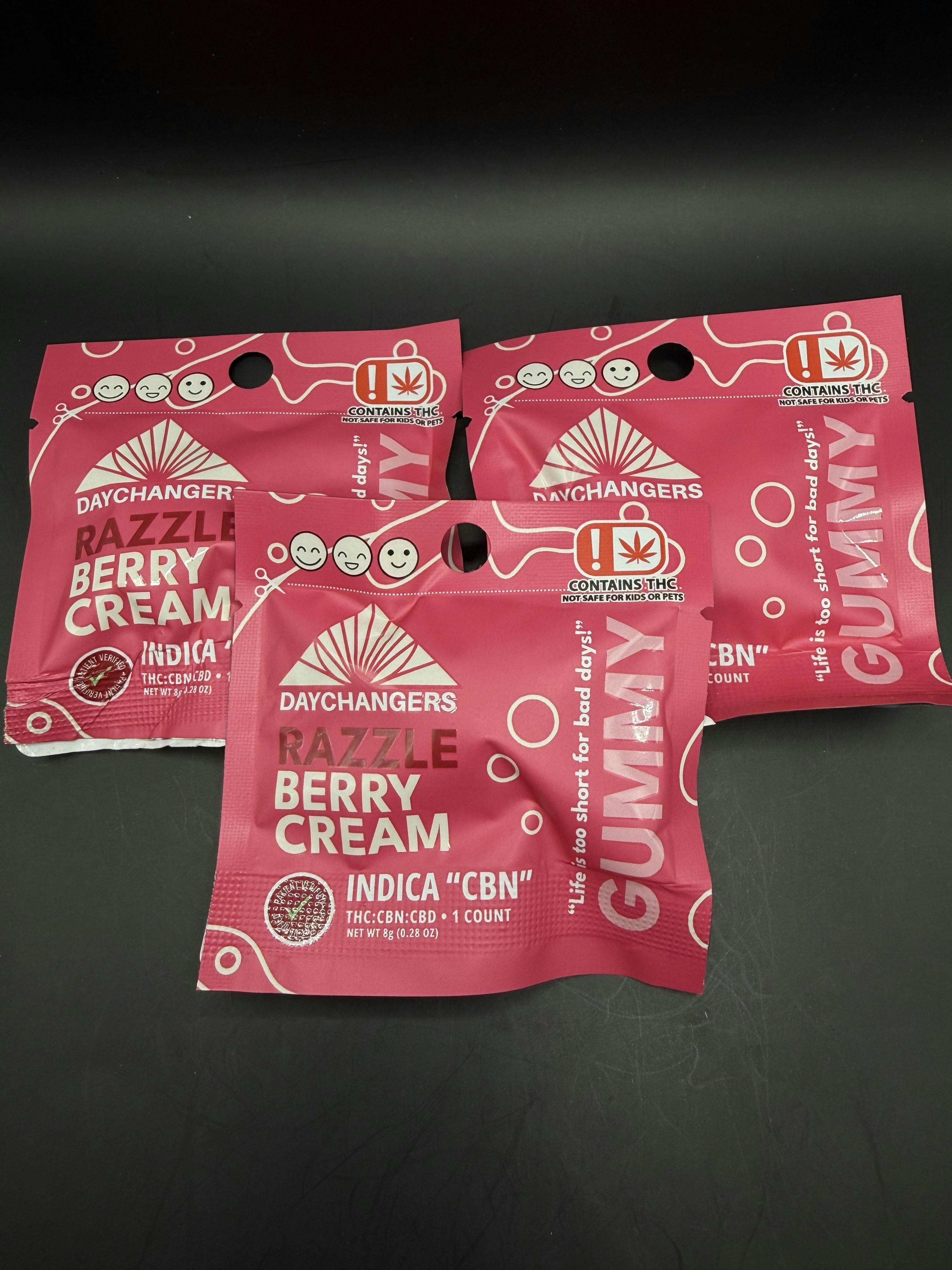Day Changer | Razzle Berry Cream Single Gummy | 250mg