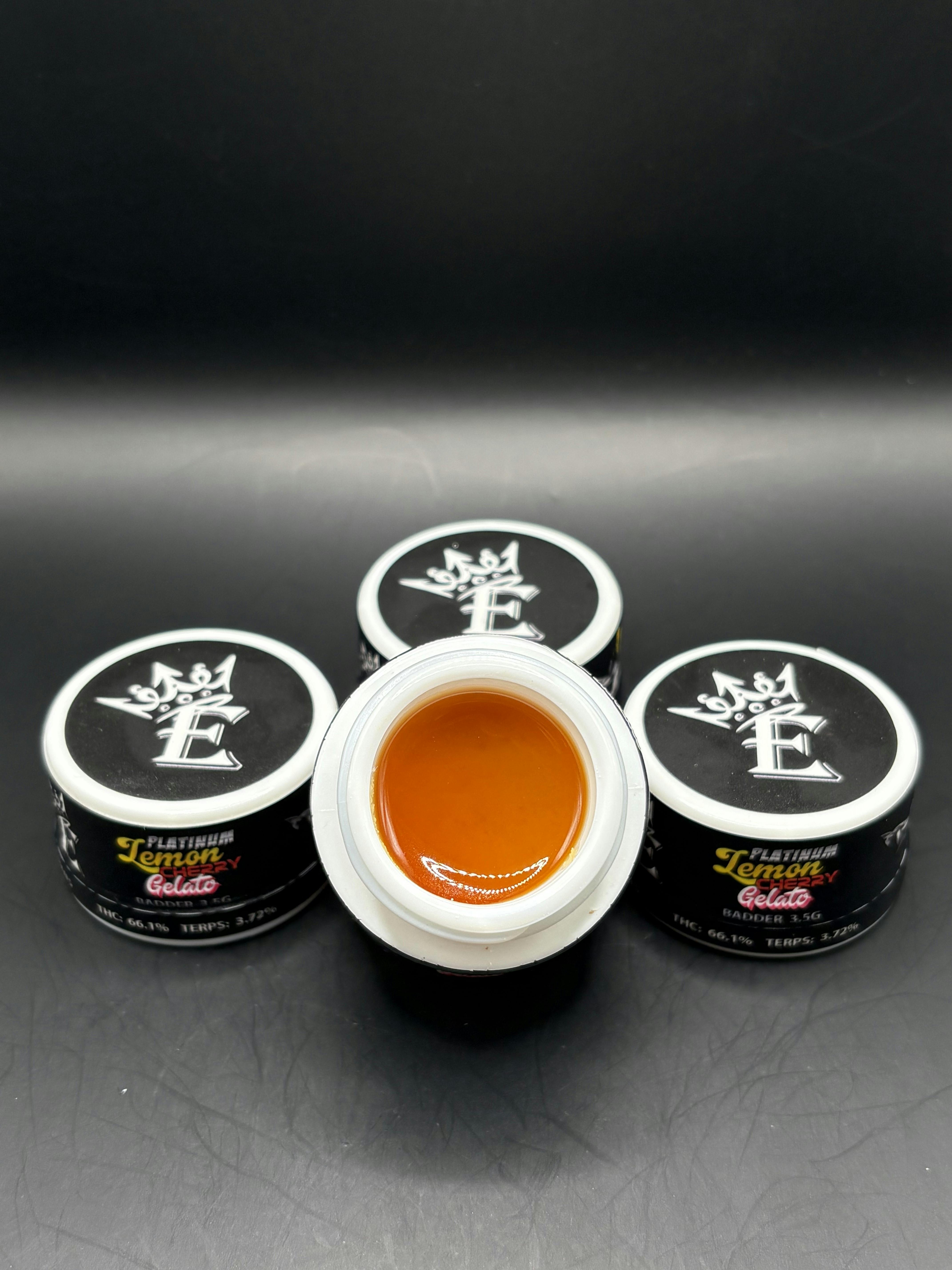 Empire Extracts | Platinum L.C.G | THC: 66.1% TERPS: 3.72% | 3.5G Baller Jar (Tax Included)