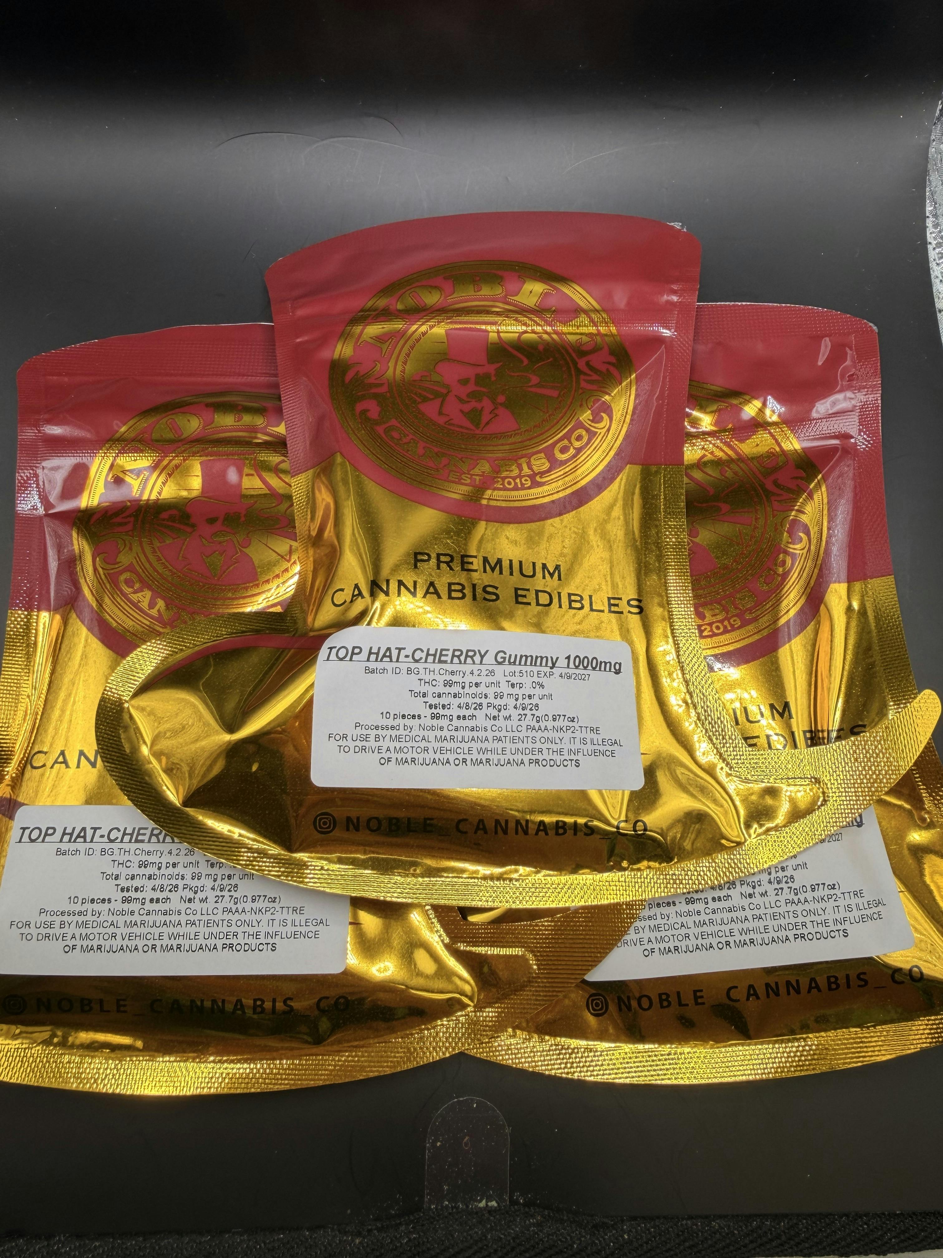 Noble Cannabis | Cherry | 1000mg Gummies (Taxes Included)
