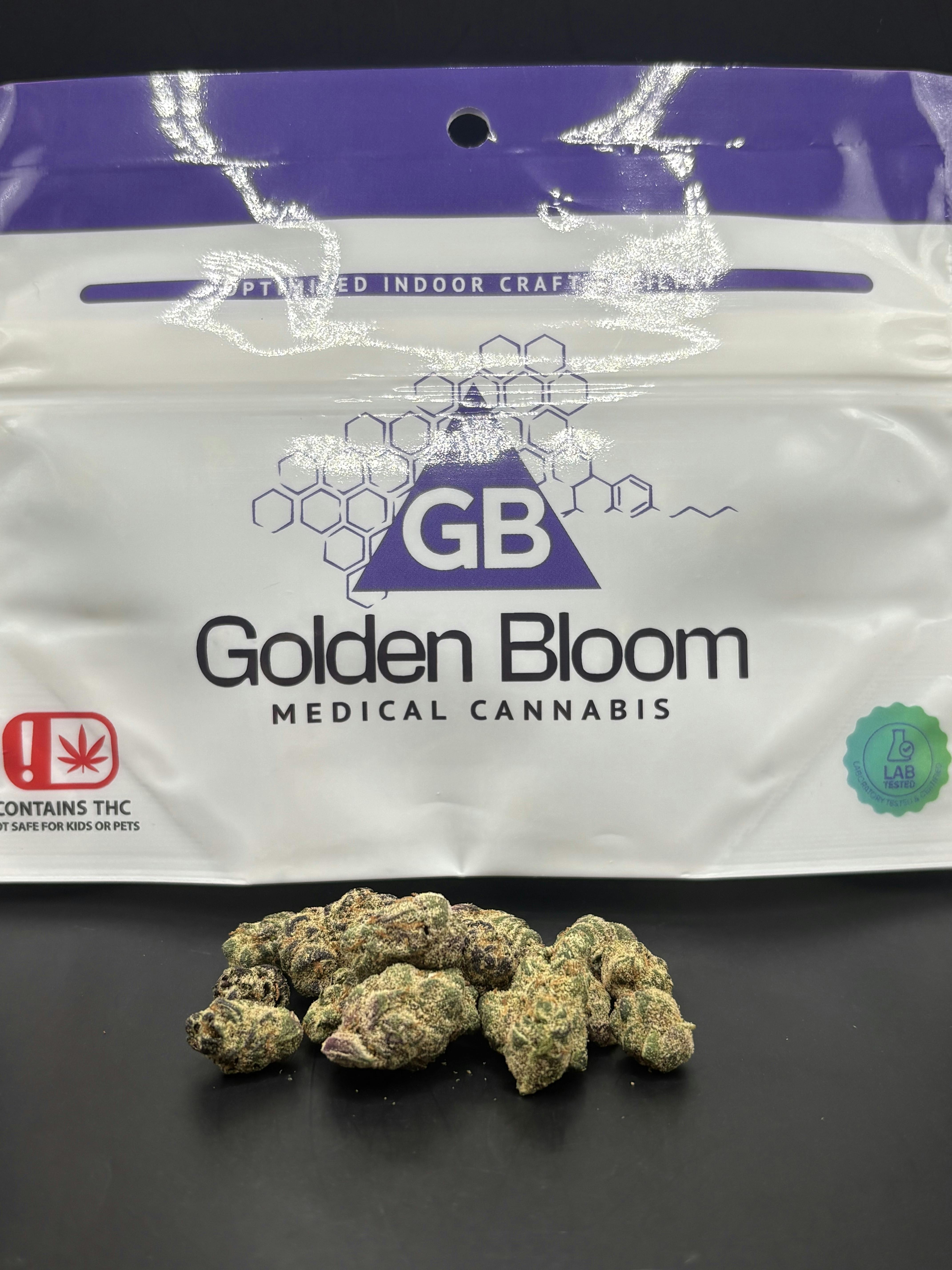 Golden Bloom | Bluephoria (3.5g PRE-PK) | THC: 23.75% TERPS: 2.78% (Tax Included)