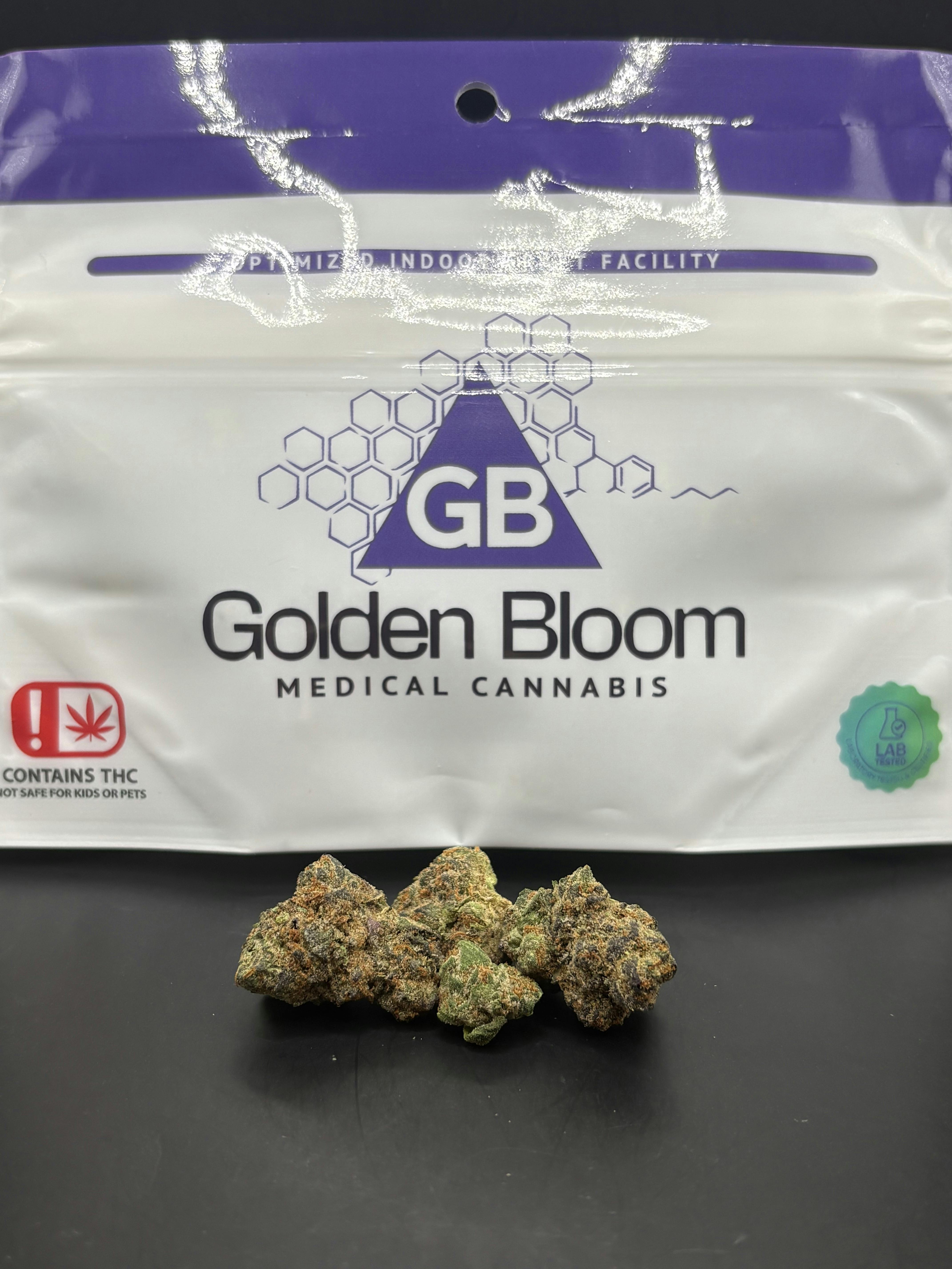 Golden Bloom | Jokerz (3.5g PRE-PK) | THC: 24.60% TERPS: 2.79% (Tax Included)