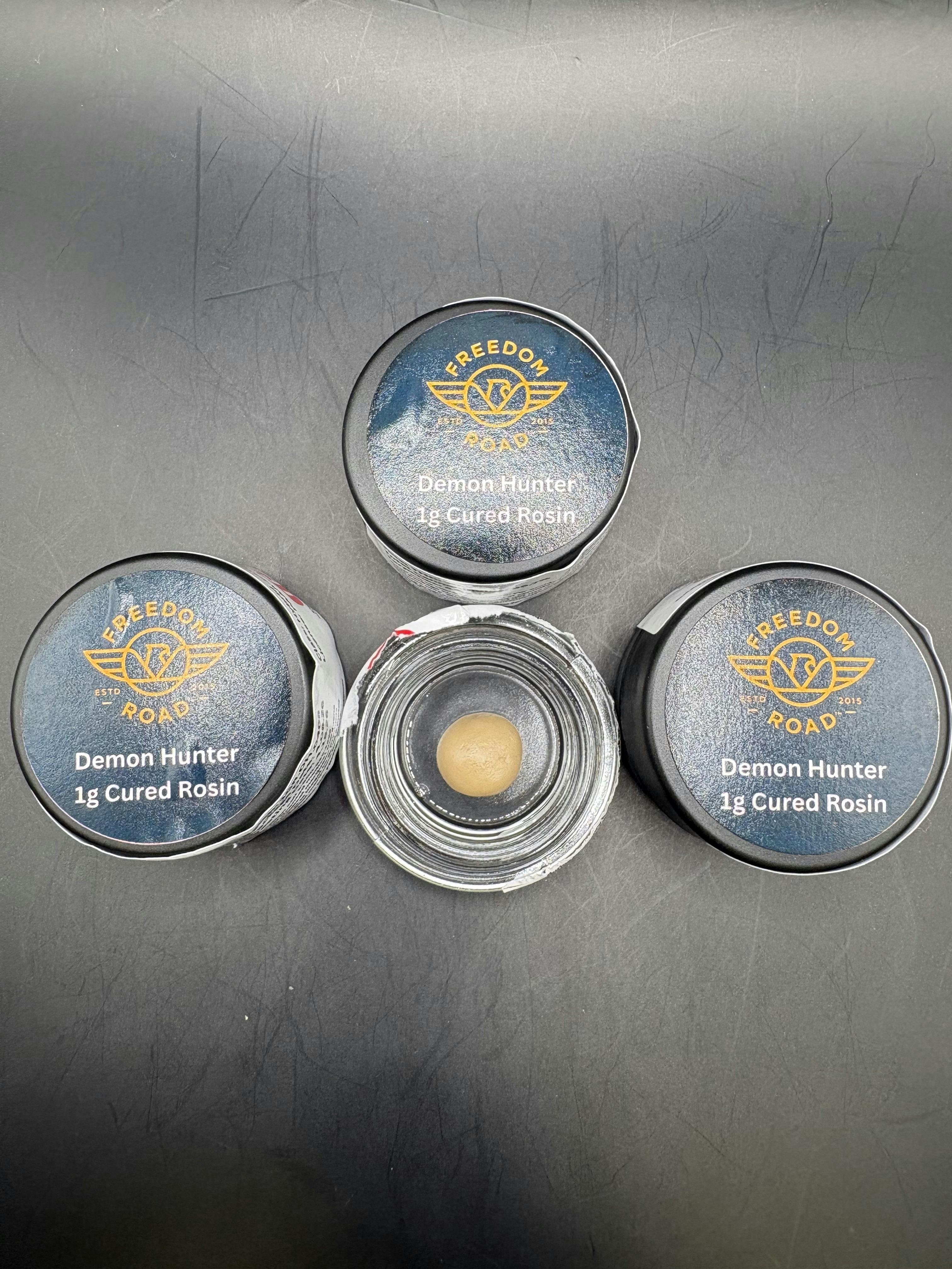 Freedom Road | Demon Hunter | THC: 70.9% TERPS: 4.63% | 1g Cured Rosin (Tax Included)
