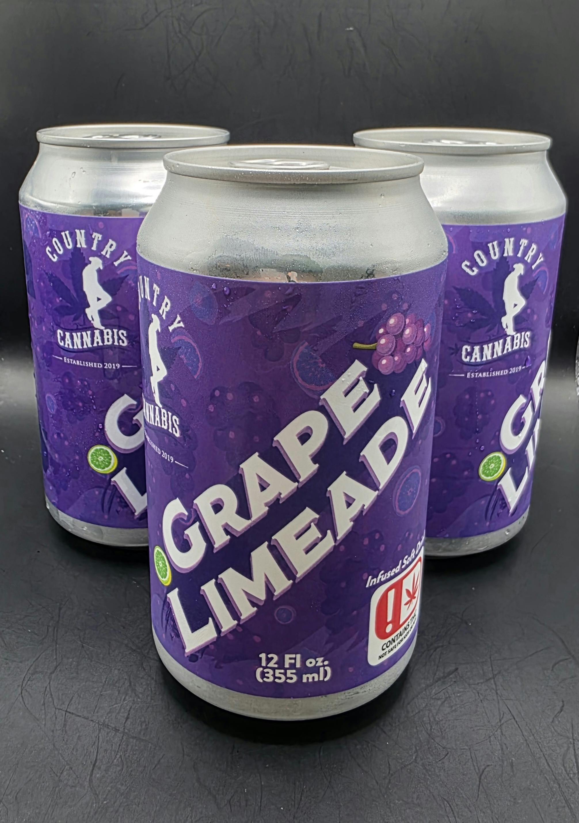 🍇 Grape Limeade | Soda Beverage Drink | 12oz | 25mg