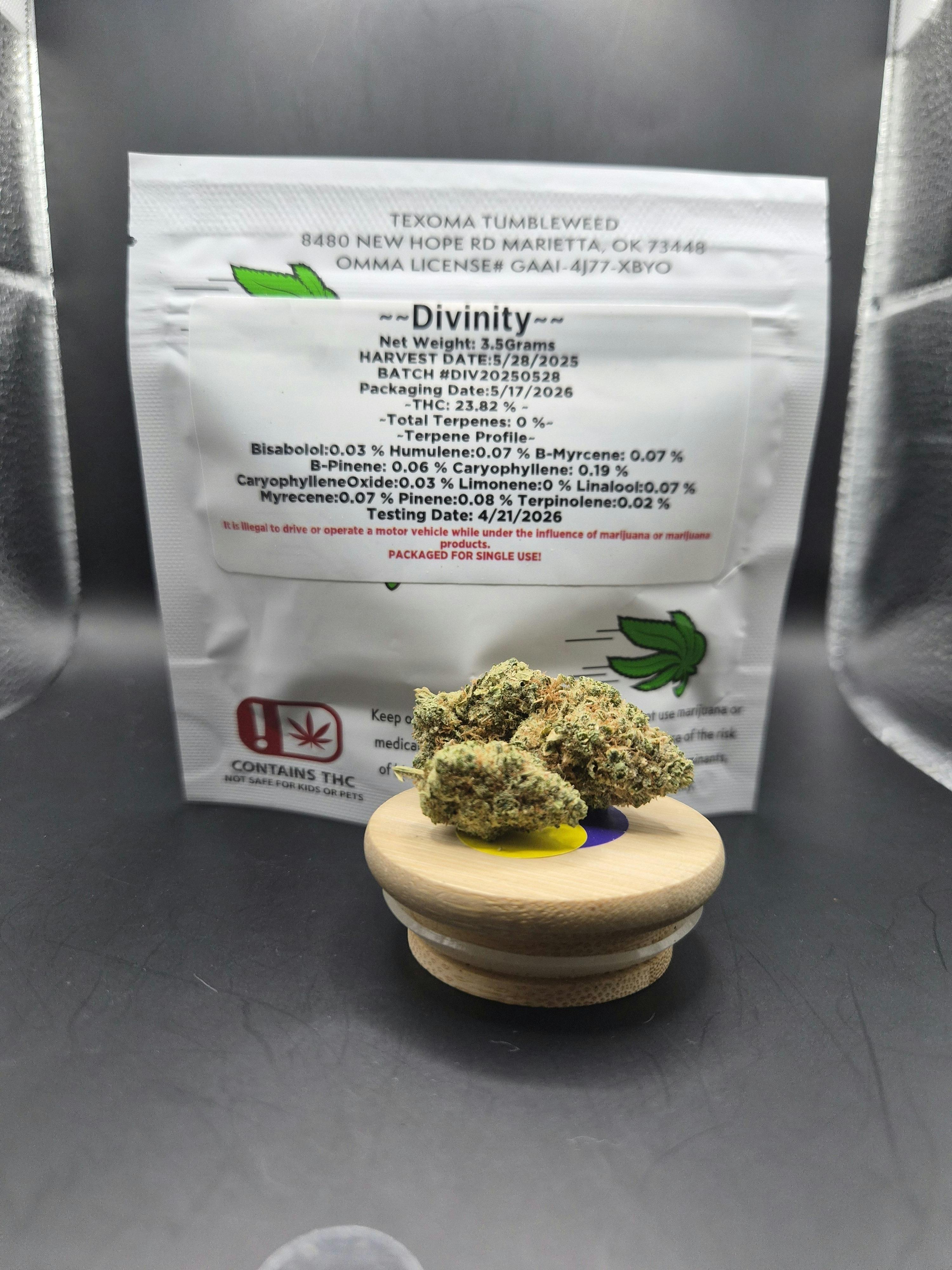 Texoma Tumbleweed | Litterbox (PRE-PK 3.5g) | THC: 21.7% TERPS: 2.2% (Tax Included)