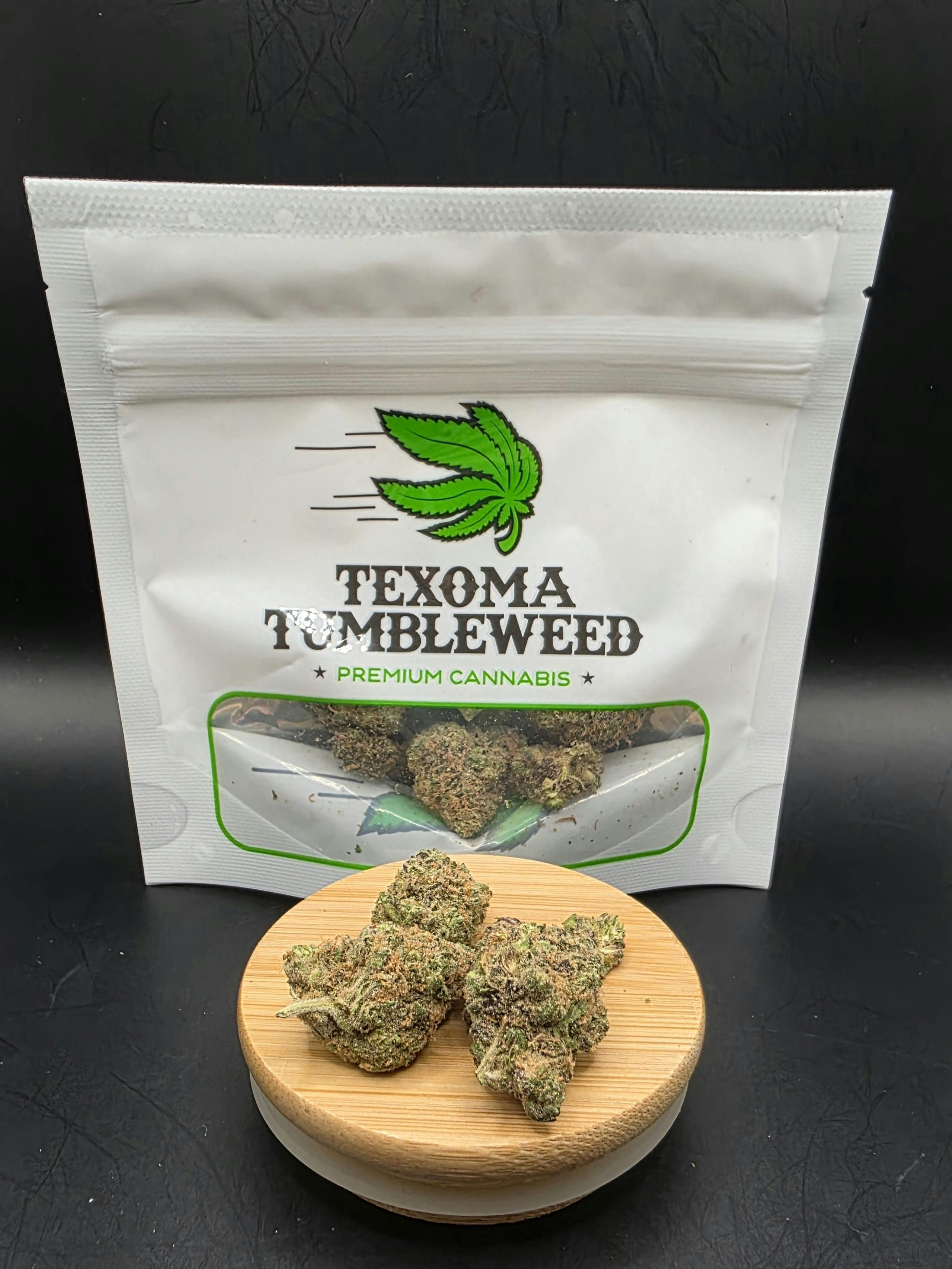 Texoma Tumbleweed | Papaya (PRE-PK 3.5g) | THC: 21.46% TERPS: 1.89% (Tax Included)