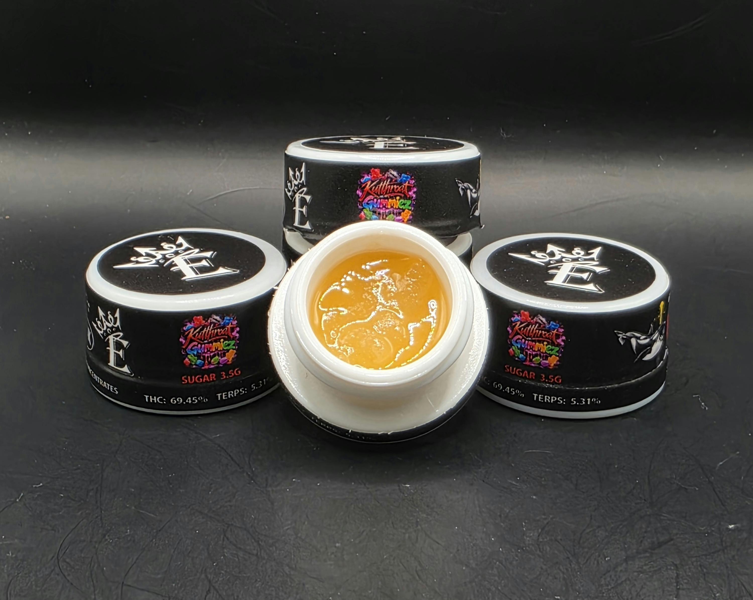 Empire Extracts | Kutthroat Gummies | THC: 69.45% TERPS: 5.31% | 3.5G Baller Jar (Tax Included)