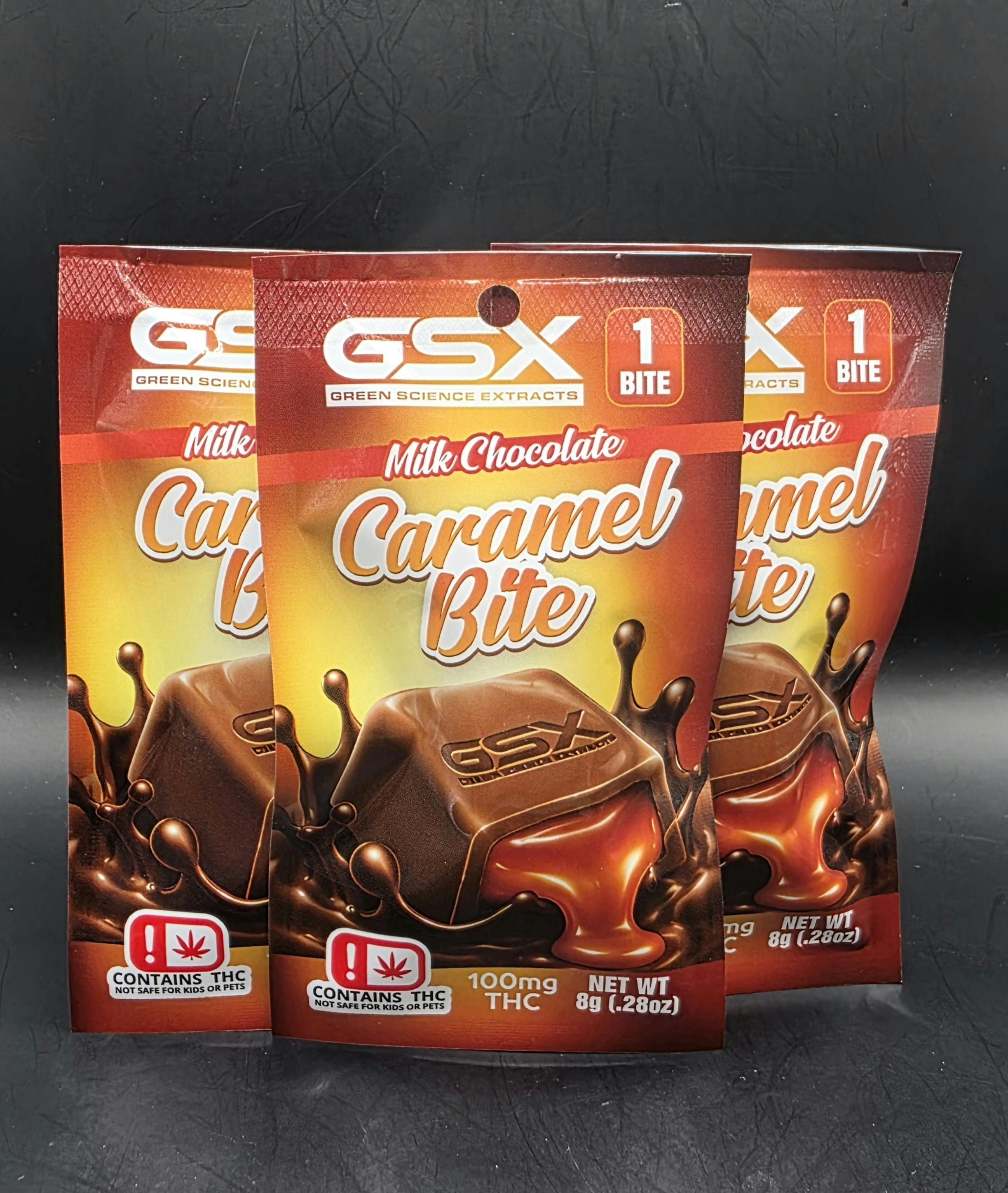 GSX | Caramel Bite | 100MG | Chocolate Covered Caramel Bite | 2 for $8 (Tax Included)