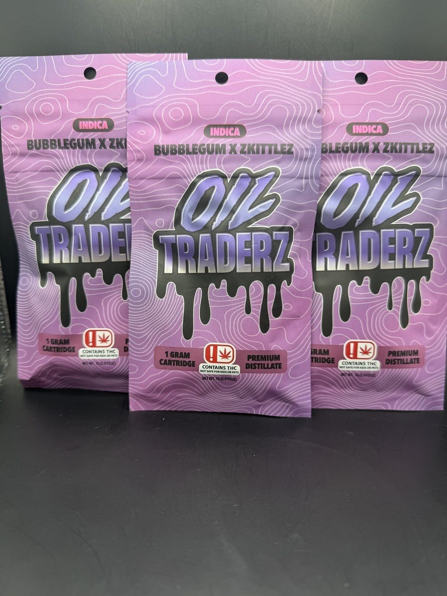 1g Bubblegum x Zkittlez Cartridge - Oil Traderz (Indica)