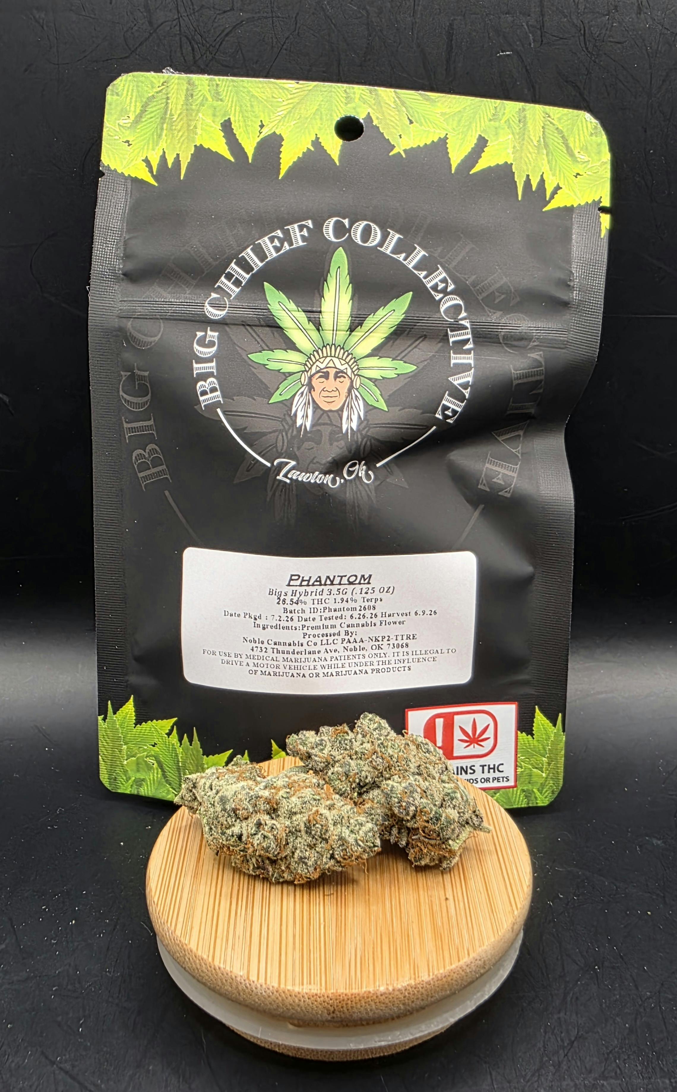 Noble | Phantom (PRE-PK 3.5G Bigs) | THC: 20.87% TERPS: 1.32% (Tax Included)