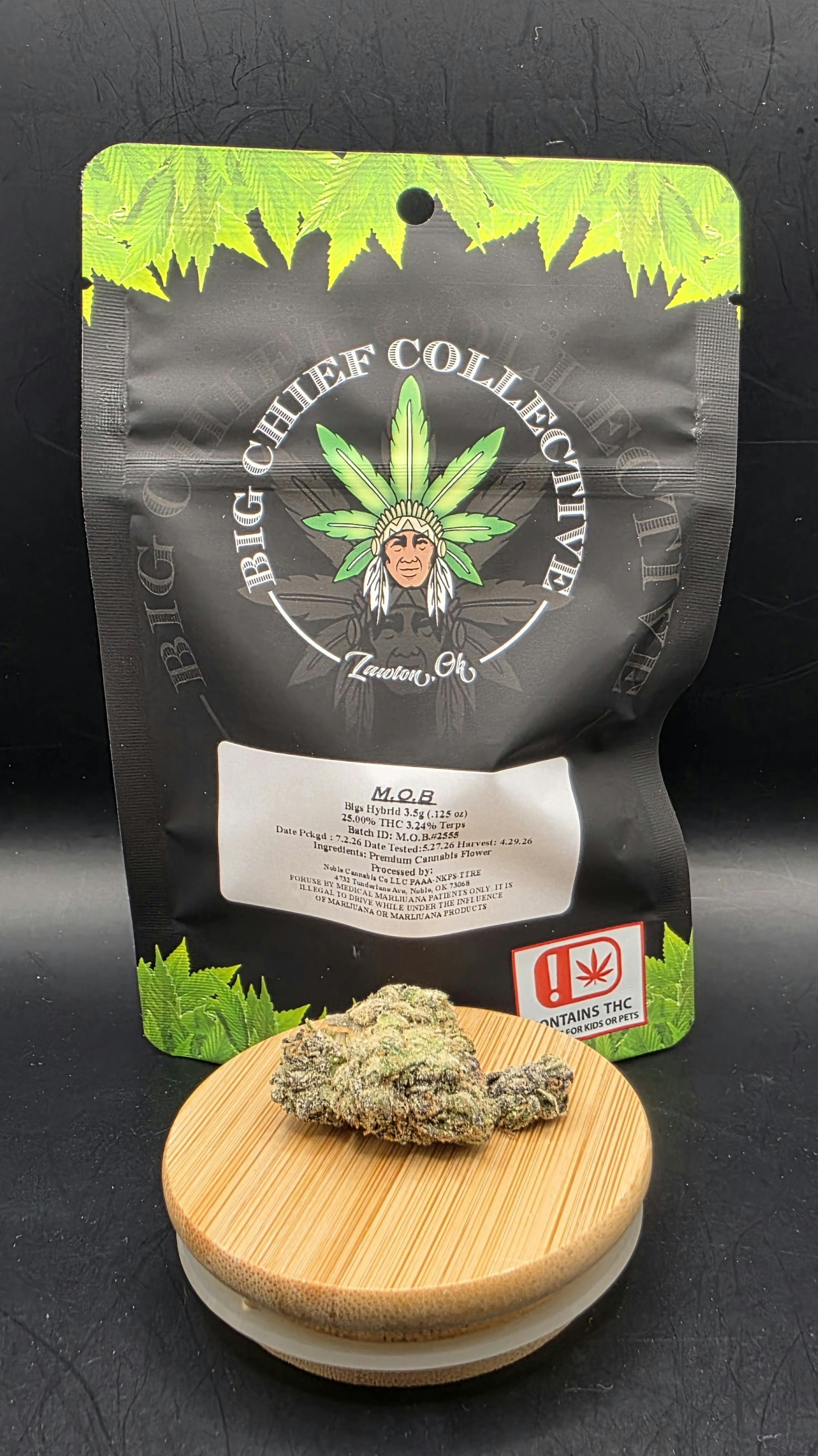 Noble | M.O.B. (PRE-PK 3.5G Bigs) | THC: 25.33% TERPS: 2.17% (Tax Included)