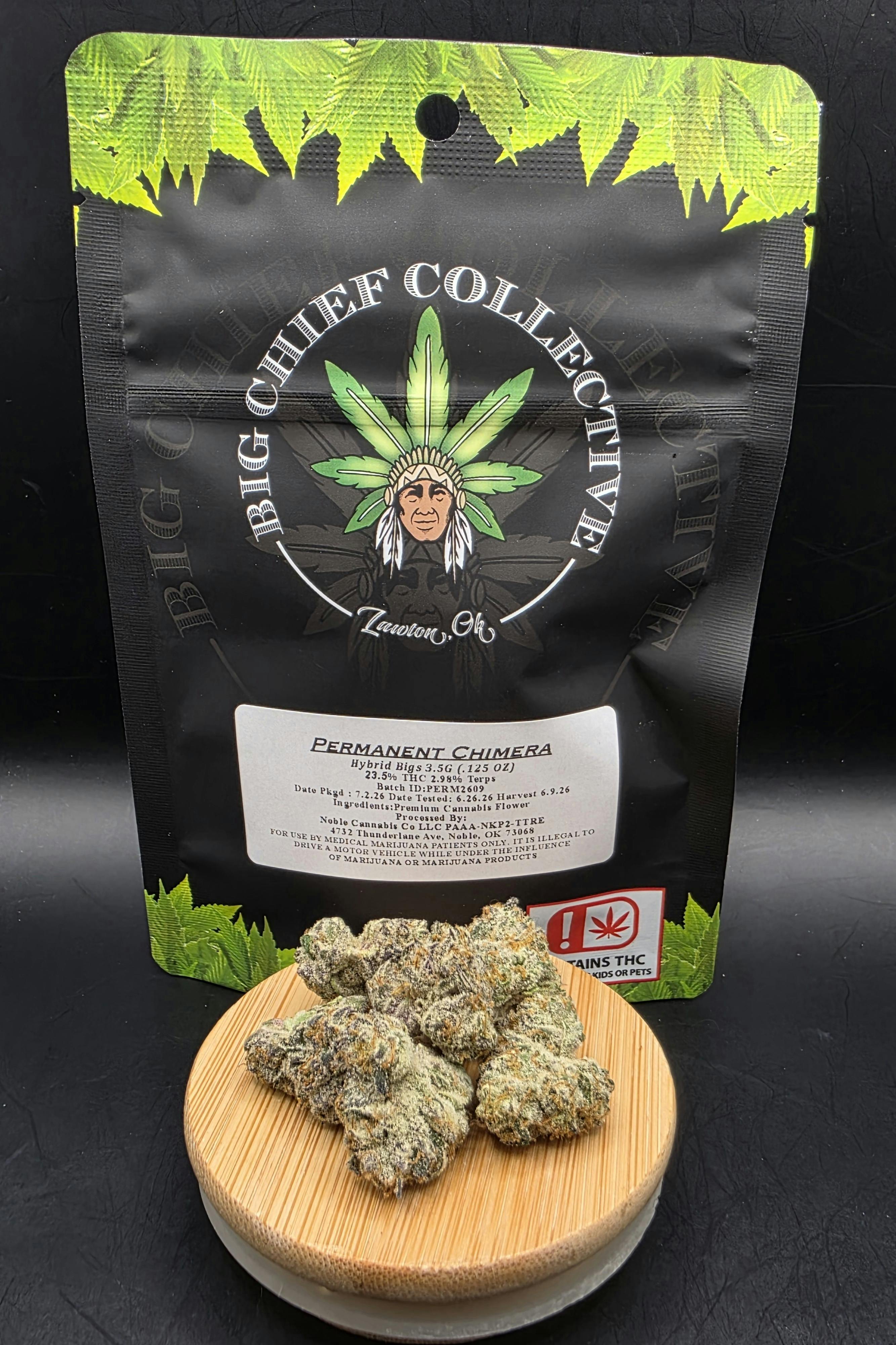 Noble | Permanent Chimera (PRE-PK 3.5G Bigs) | THC: 23.05% TERPS: 2.98% (Tax Included)