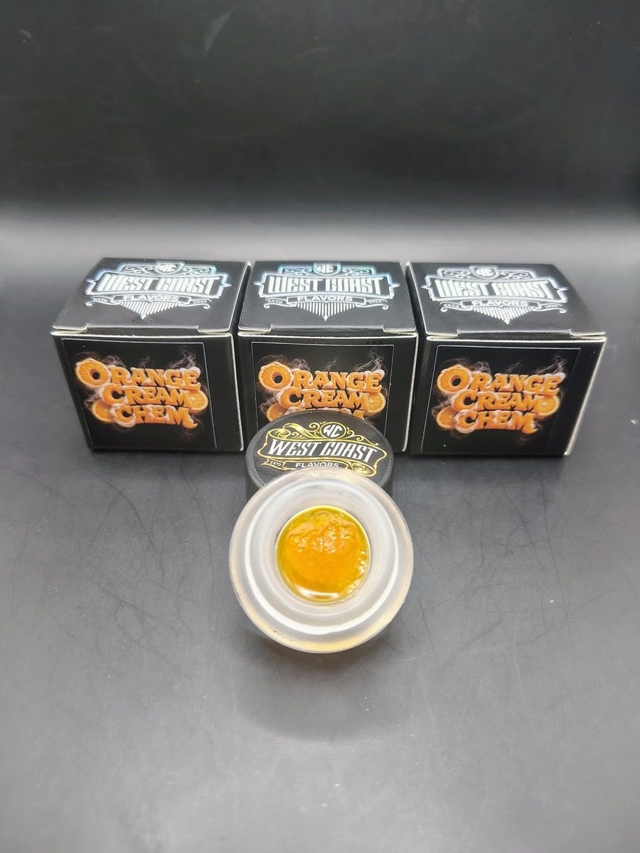 West Coast Flavors | Orange Cream Chem | Live Resin Caviar Diamonds
