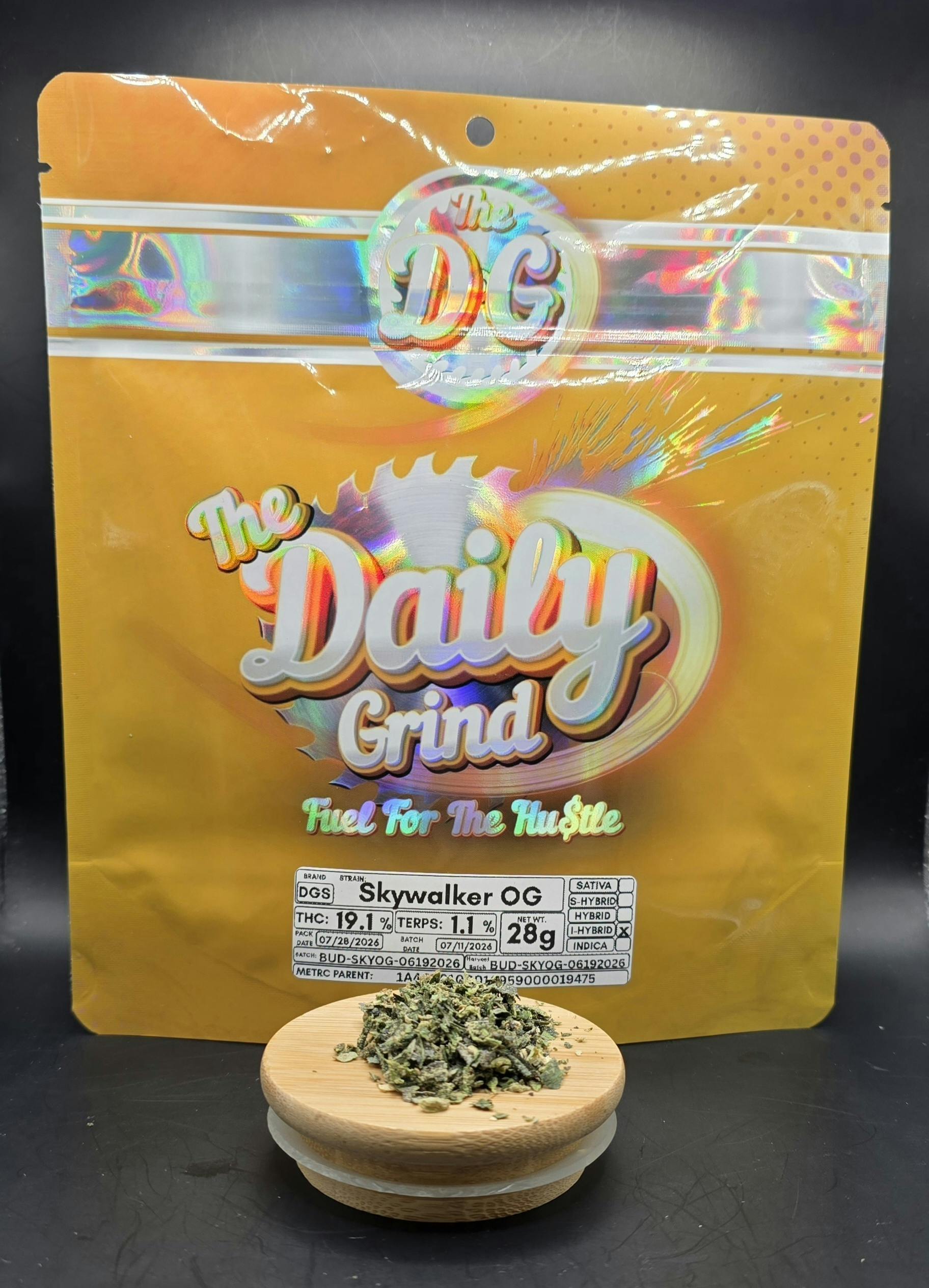 Shake | Skywalker OG (PRE-PK 28g) | THC: 19.1% TERPS: 1.1% (Taxes Included)
