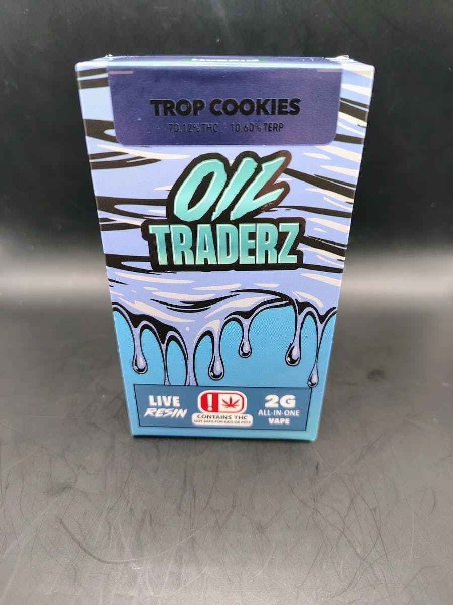 2g Tropicana Cookies Live Resin Disposable - Oil Traderz (Hybrid)