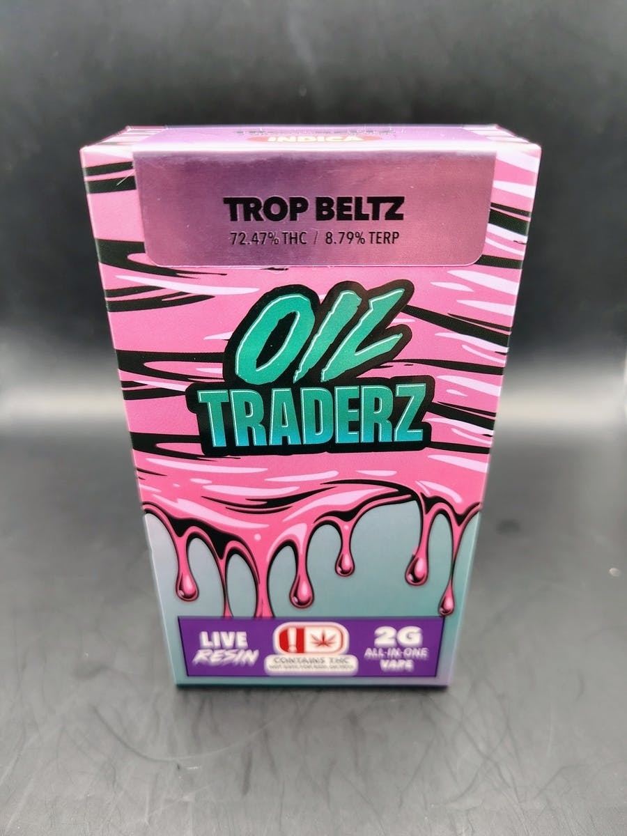 2g Trop Beltz Live Resin Disposable - Oil Traderz (Indica)