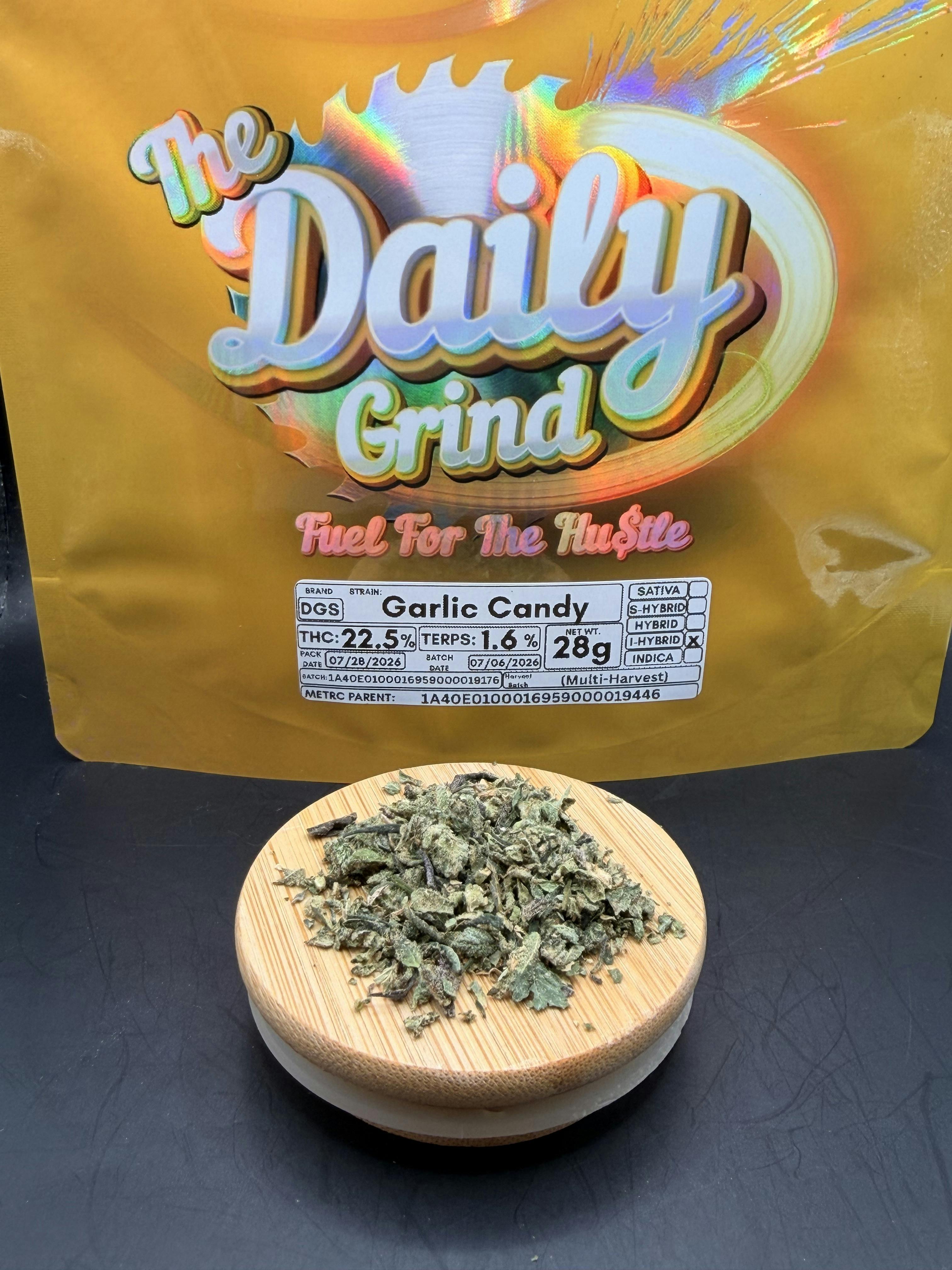Shake | GARLIC CANDY (PRE-PK 28g) | THC: 22.51% TERPS: 1.60% (Taxes Included)