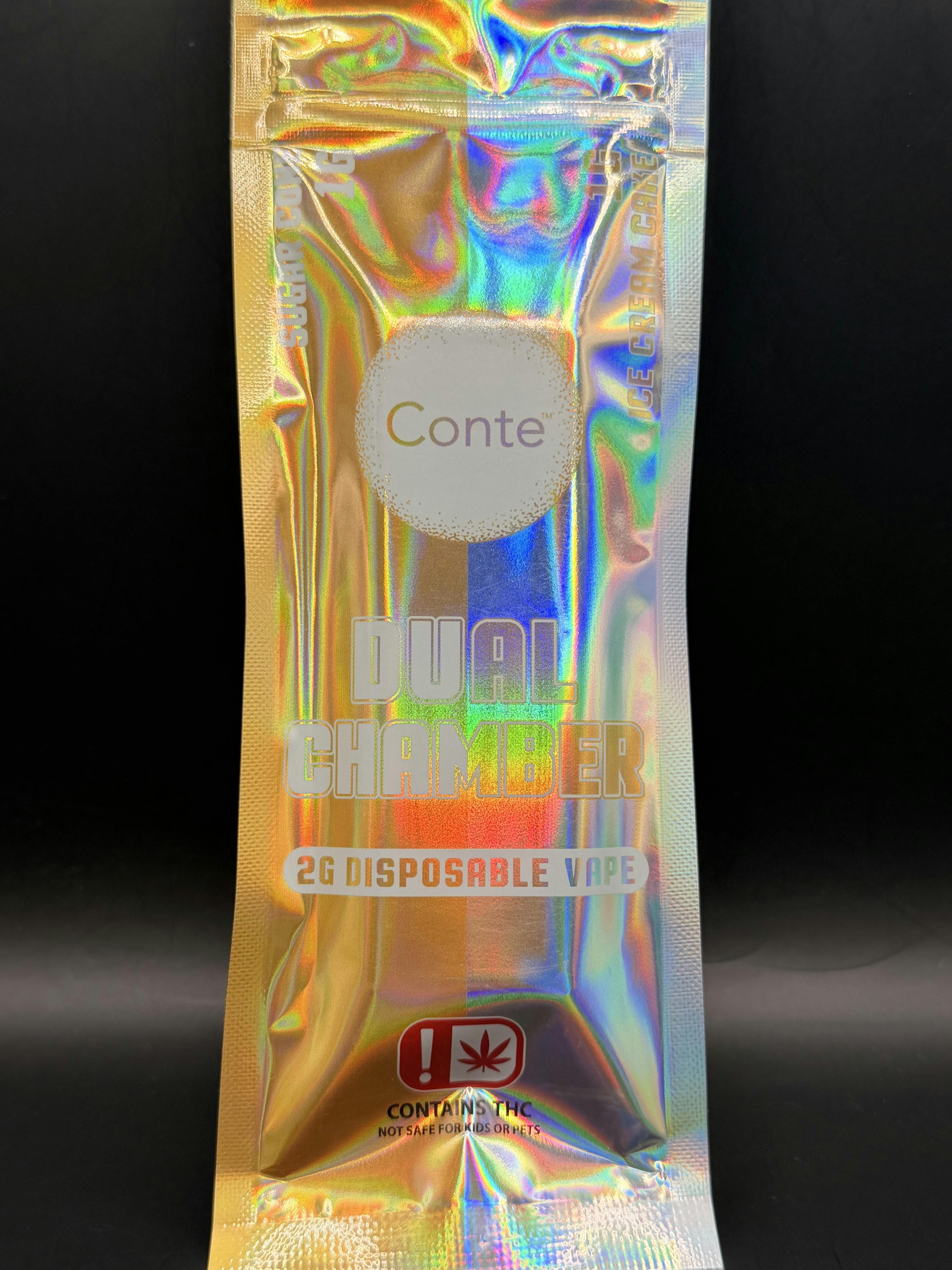Conte | Sugar Cone / Ice Cream Cake | 2g Dual Chamber Dispo. (Tax Included)