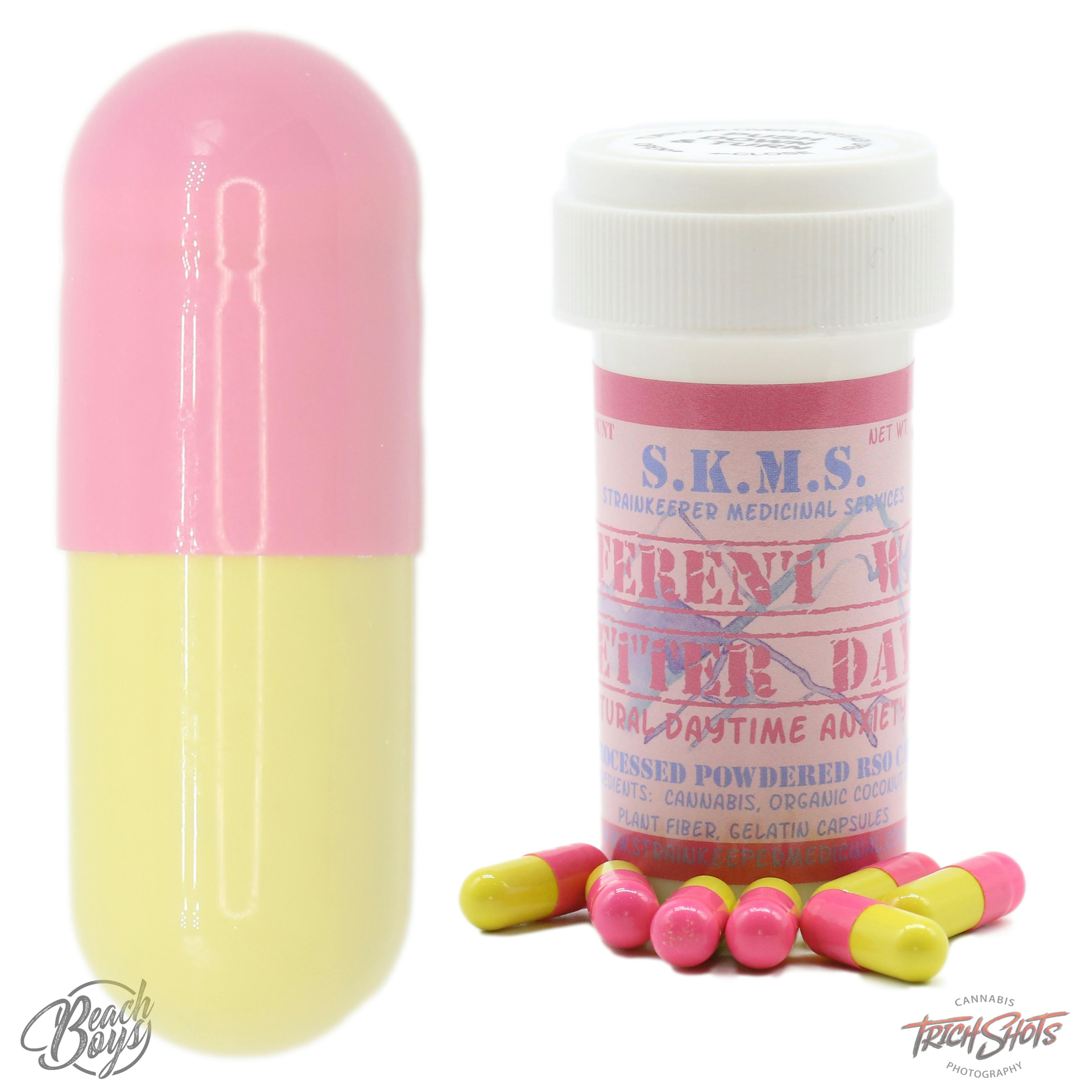 240mg "Different Ways, Better Days" Anxiety Relief Formula Capsules (24-pack) - Strain Keepers