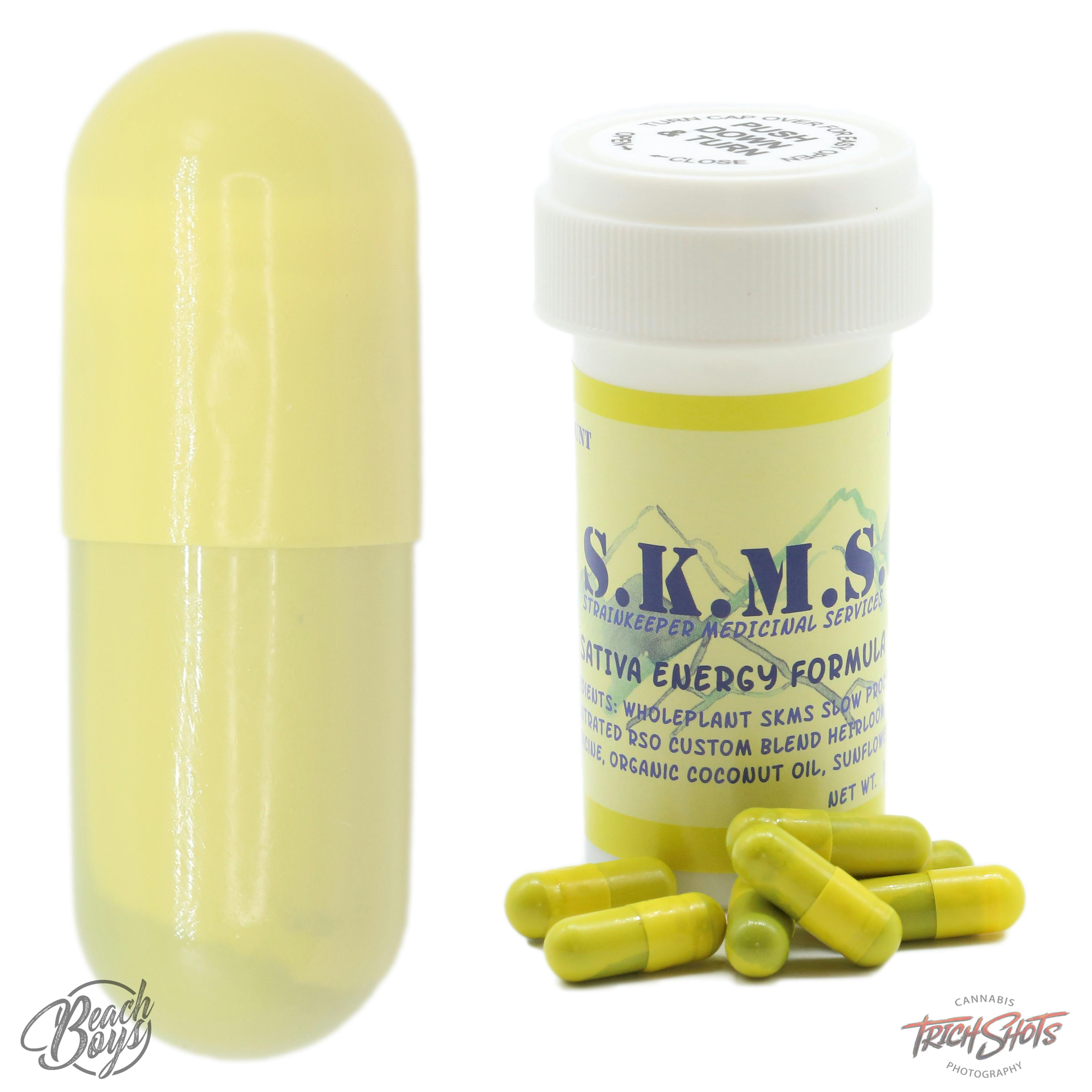 240mg Landrace Sativa Energy Formula RSO Capsules (24-pack) - Strain Keeper