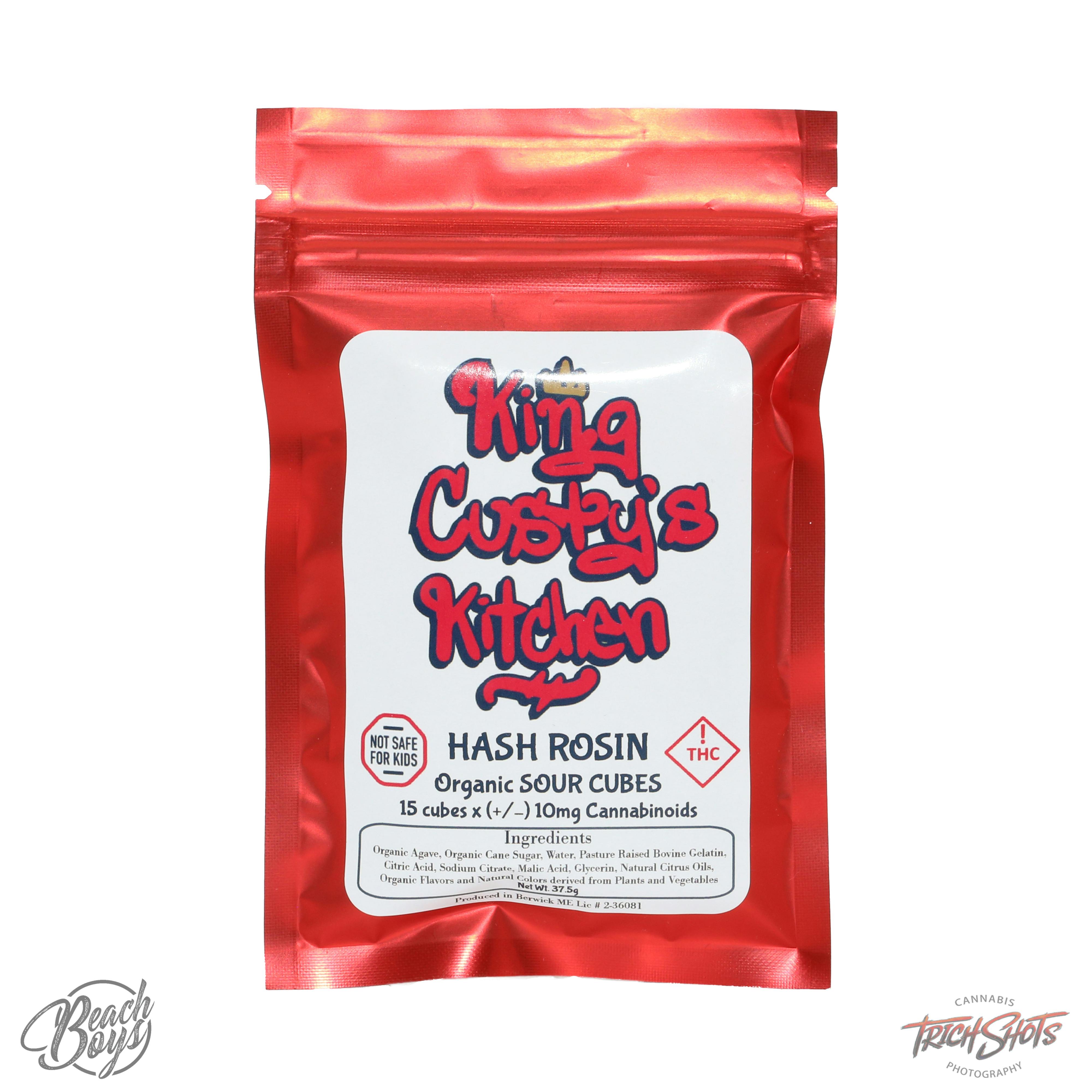 Organic Hash Rosin Gummies | Gummies | 15pk | 10mg/ea