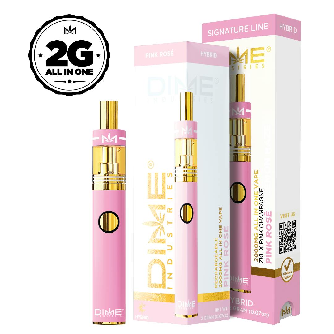 Dime - Pink Rose - 2G Disposable