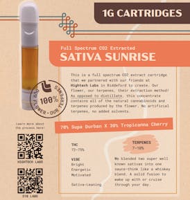 Sativa Sunrise 1g Full Spectrum Cartridge (Leaf Labs)