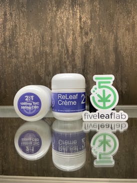 5 Leaf Lab 2:1 ReLeaf Crème 1000mg THC