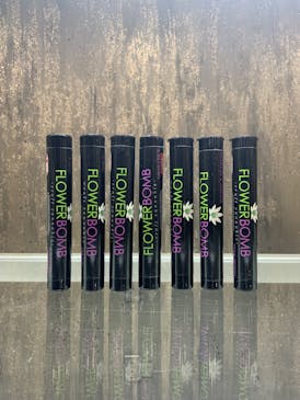 FLOWER BOMB 1G INFUSED PREROLL - PINEAPPLE UPSIDE DOWN CAKE