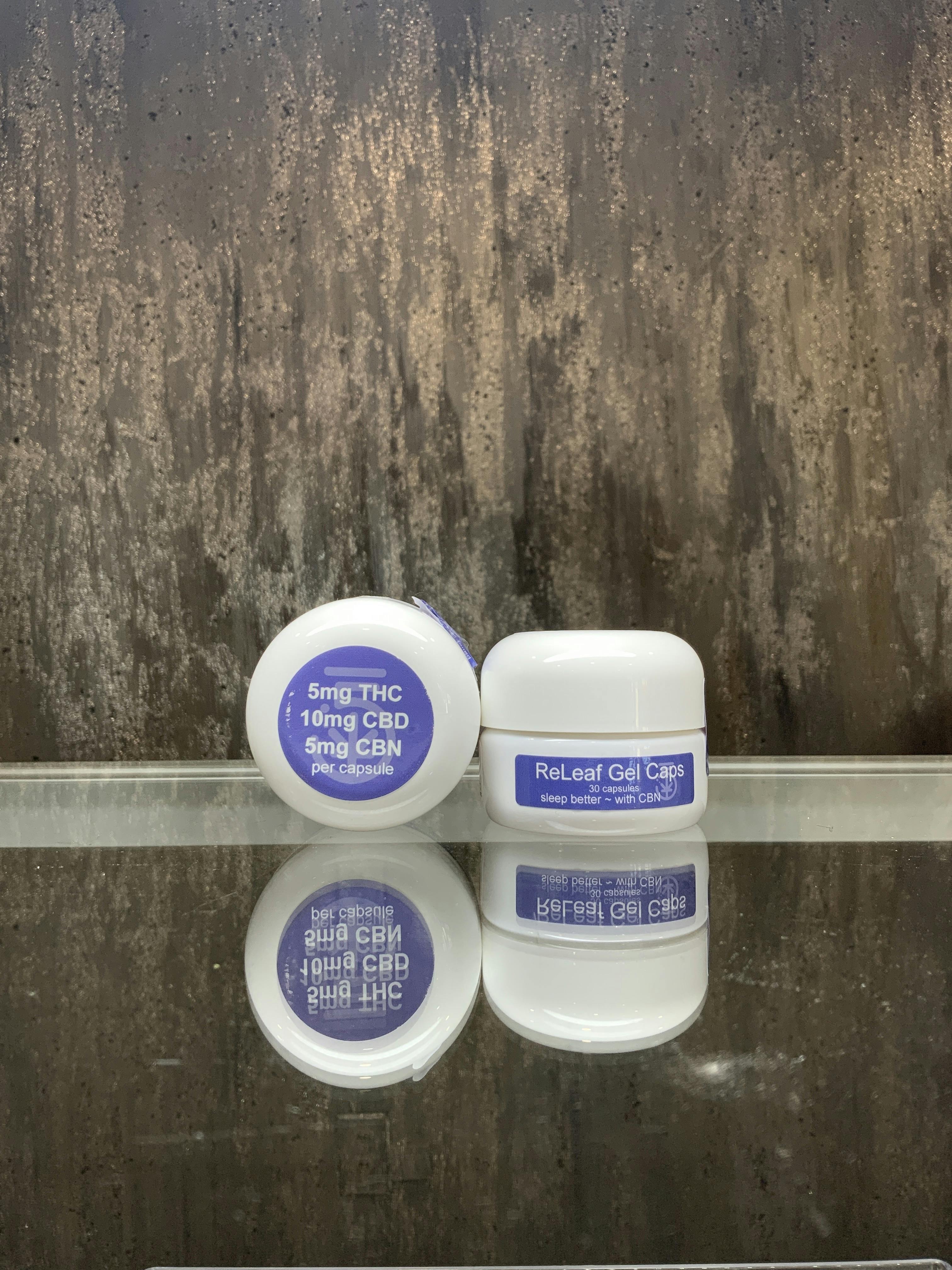 5 Leaf Labs Gel Caps - 5mg THC - 10mg CBD - 5mg CBN - 30pack