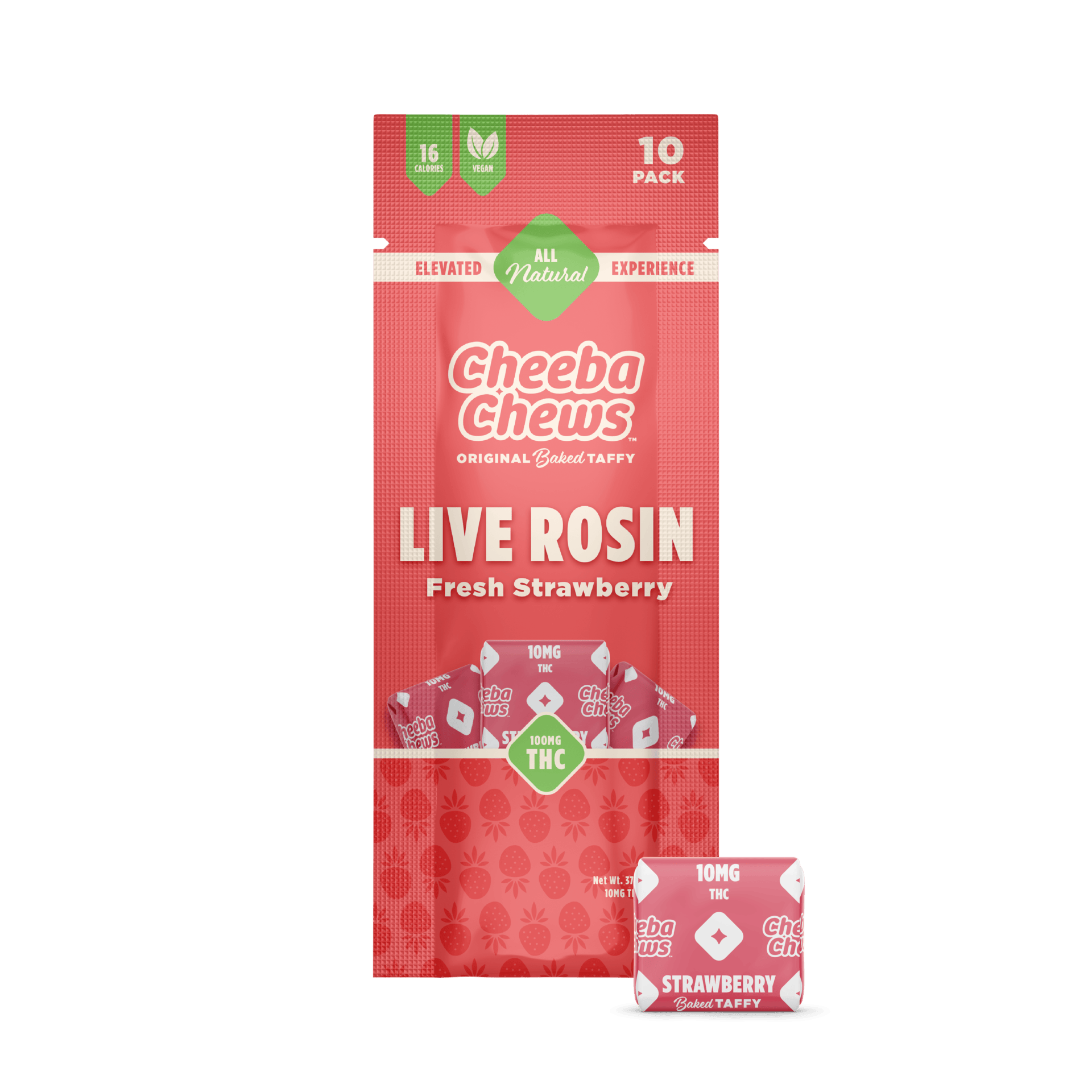 Indica Strawberry Fruit Chews | 100mg