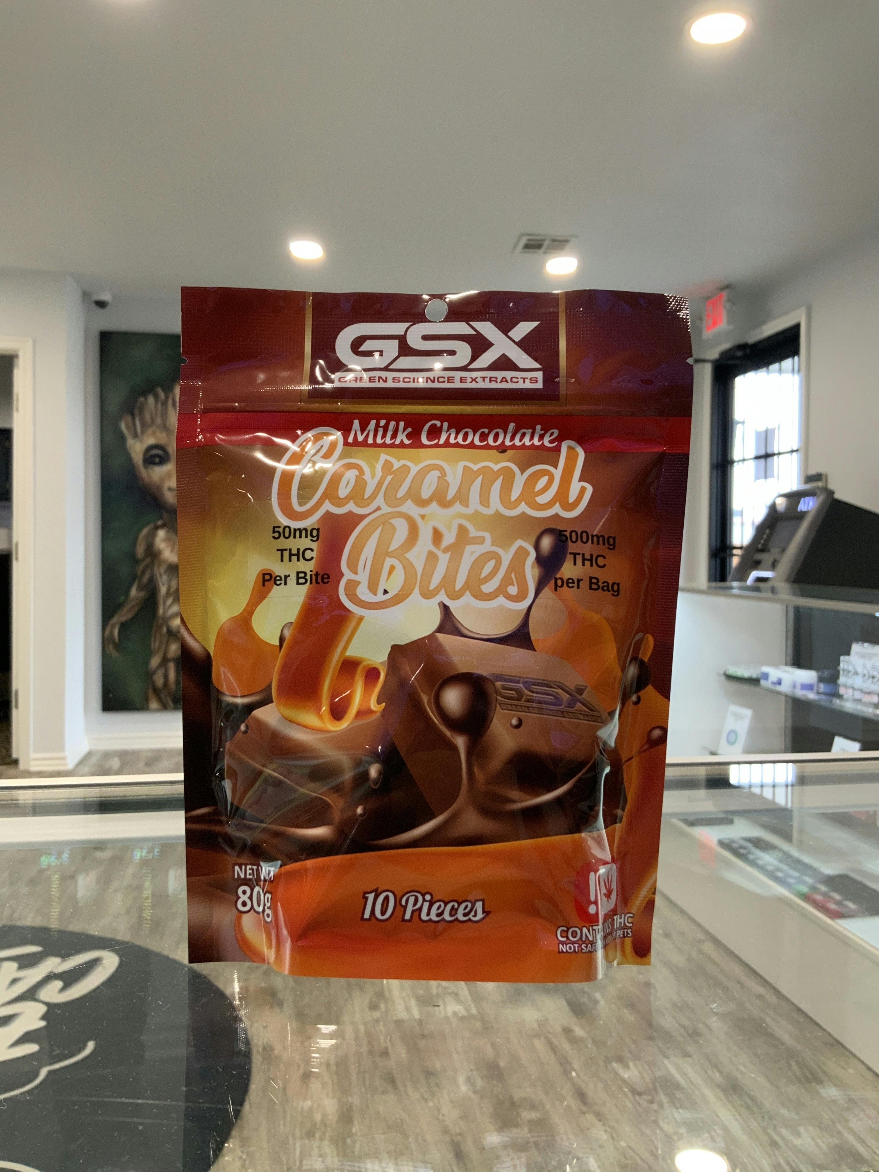 GSX 500mg Chocolates - Caramel