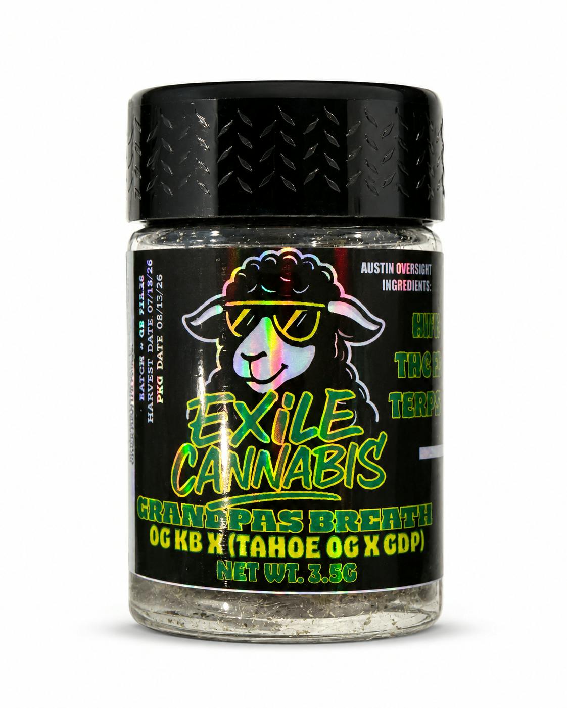 Grandpas Breath 3.5 jar - Exile