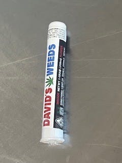 David's Weeds Indica Preroll 1g at THE PLANT WARNER CENTER