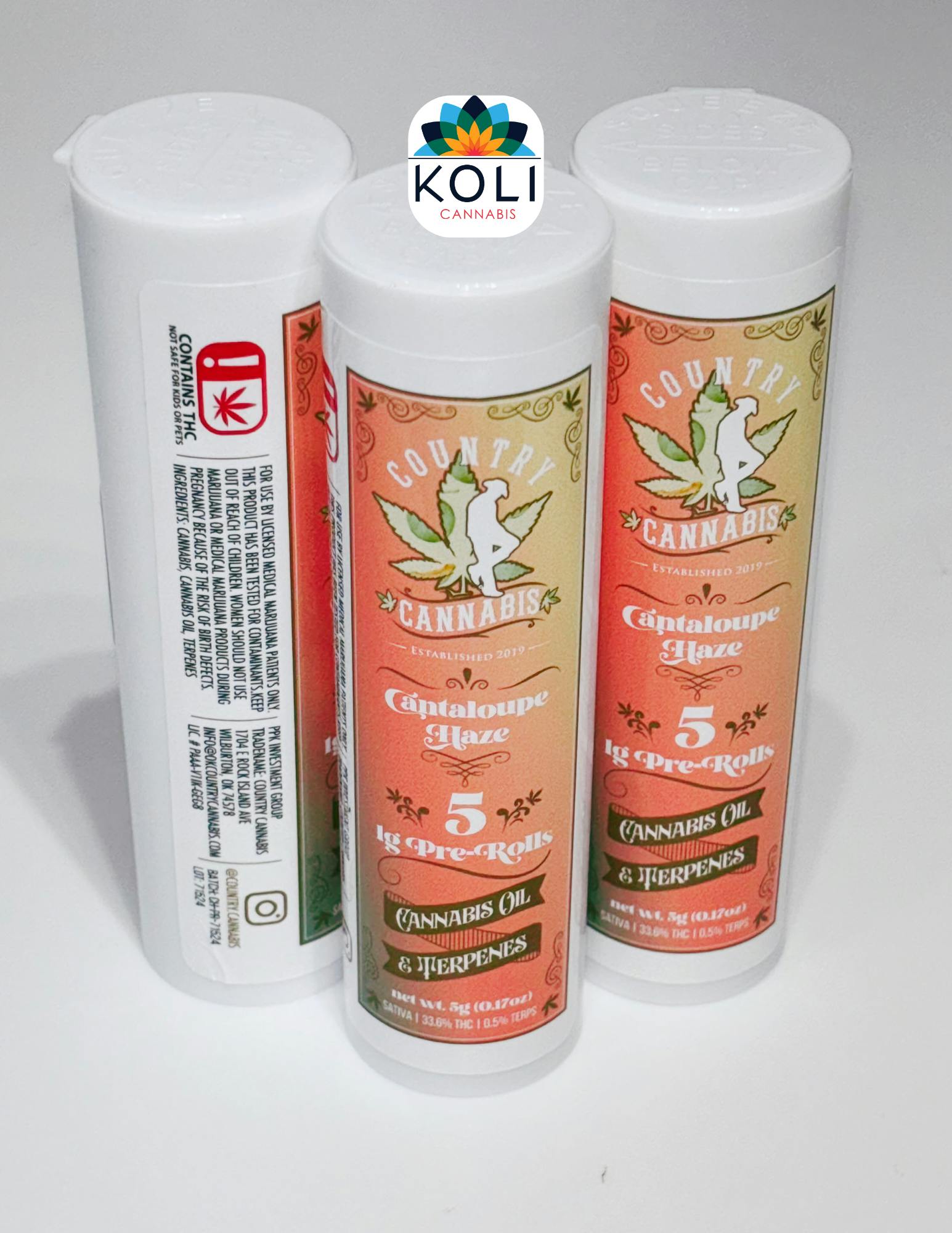 Cantaloupe Haze | Infused Pre-Roll | 1G | 5pk