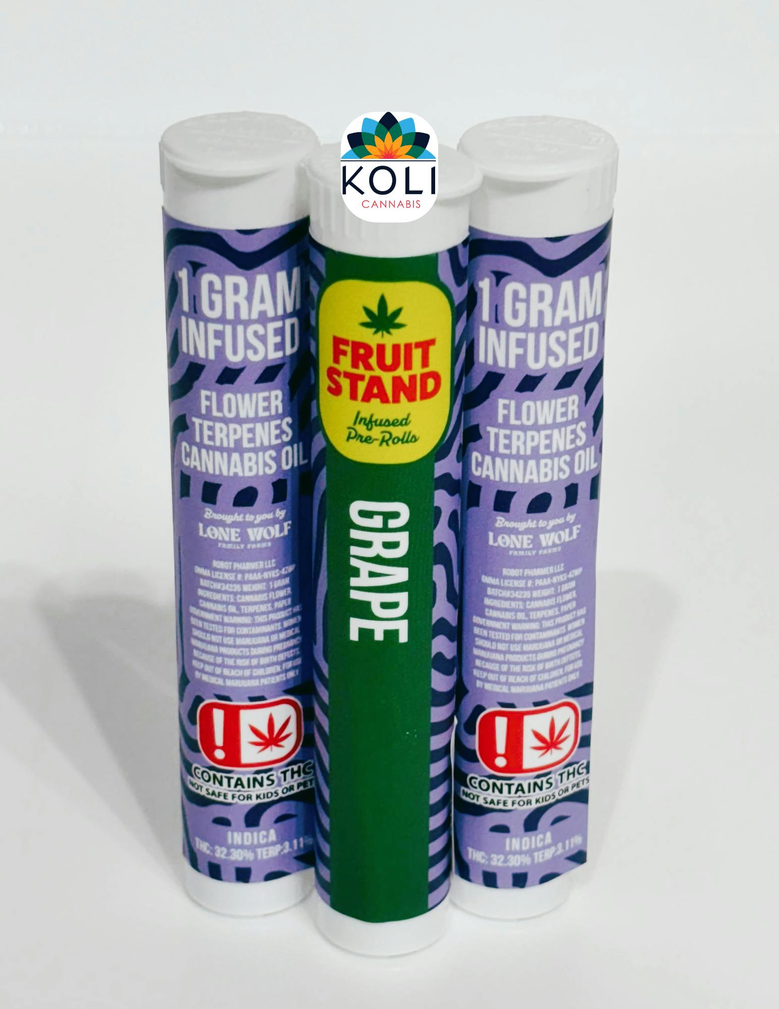 Fruit Stand | Grape | Infused Joint | 1g